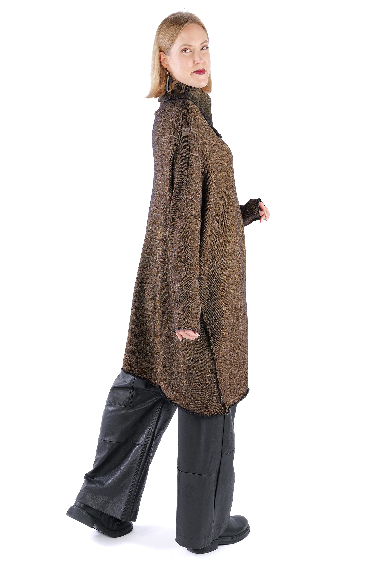 Wolltunika - Black gold - 2261687004