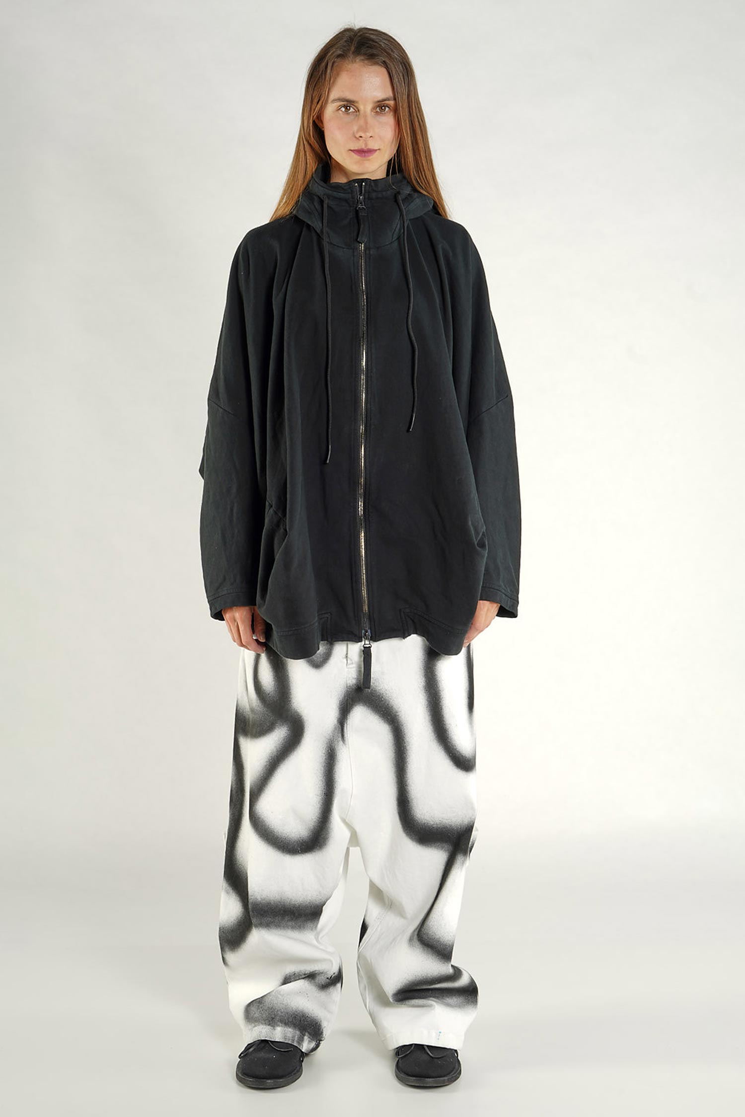 Oversize Sweatjacke - Marshmallow - 1261271114