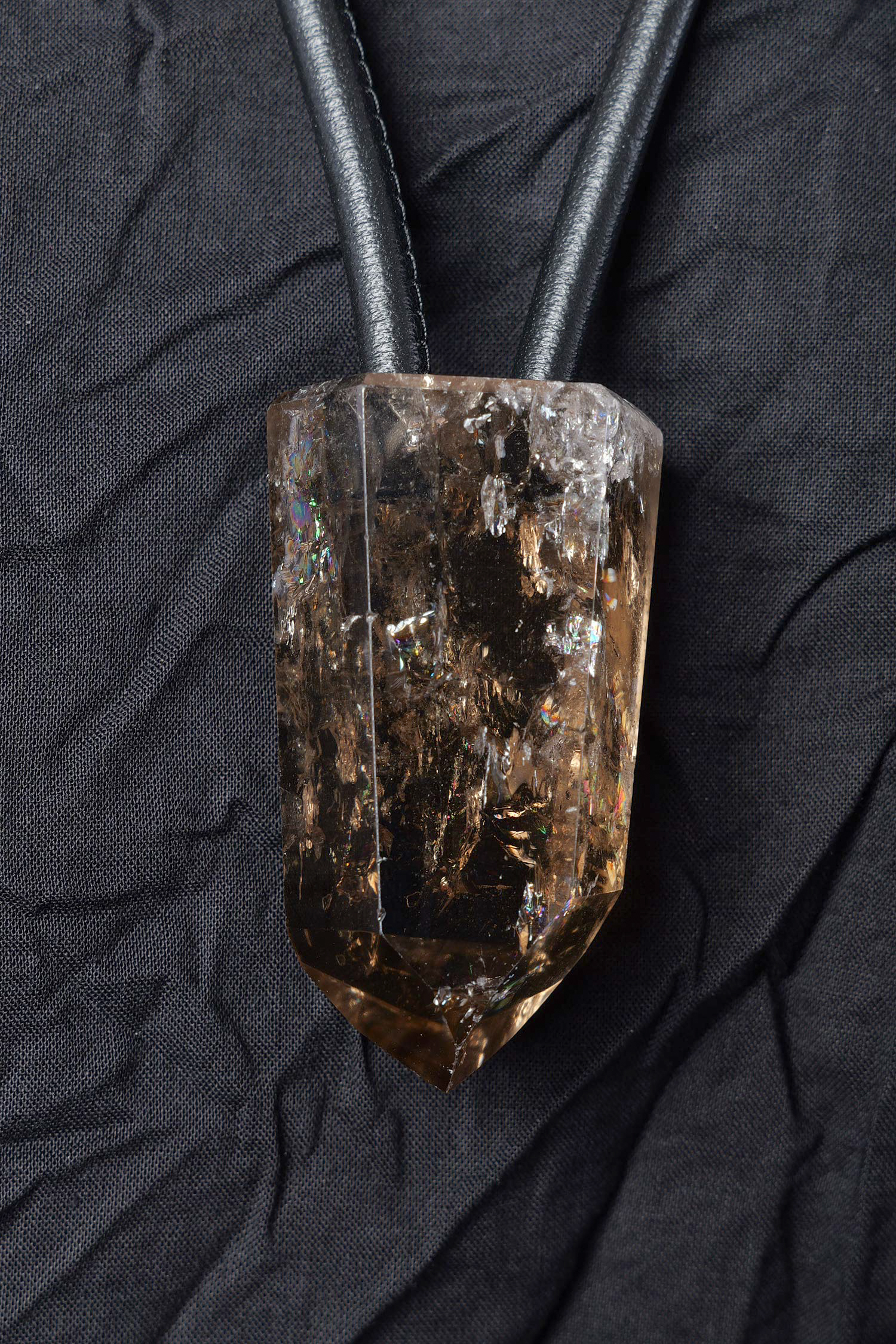 Rauchquarz Kette - DG090