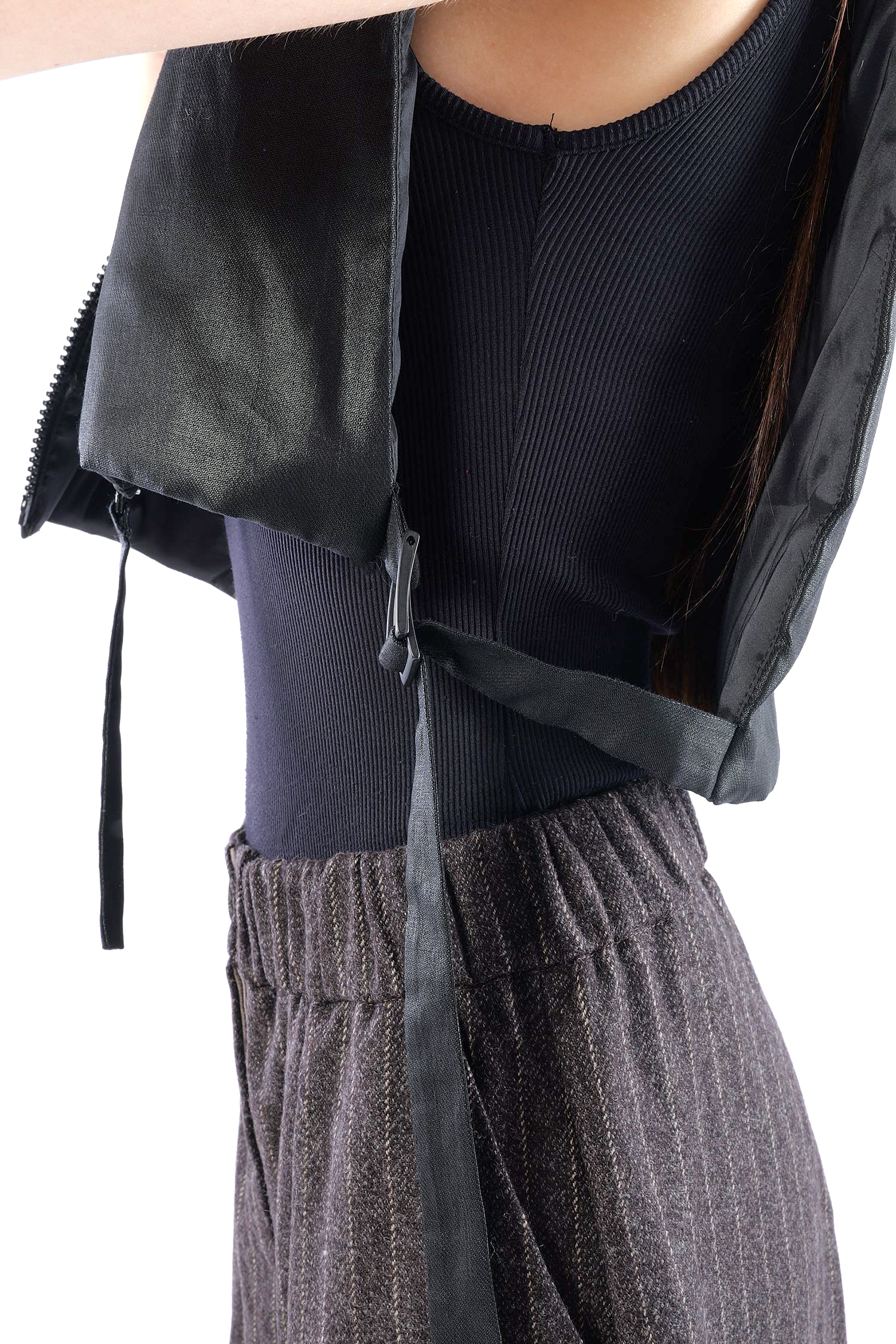 Kurze Weste - Black coated - Pinpin