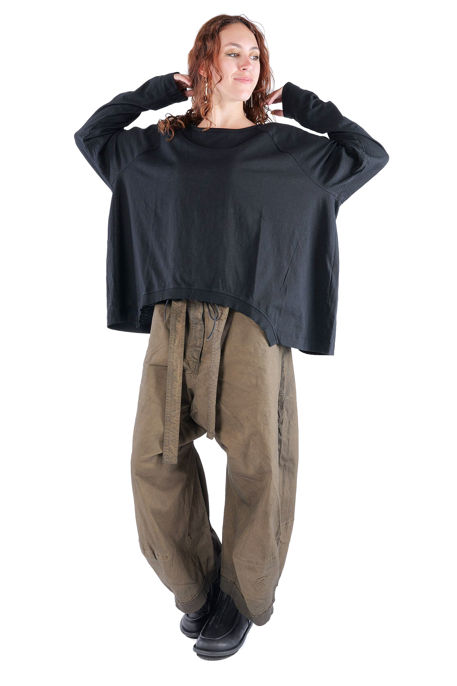 Oversize Pullover - Schwarz - 2263640513