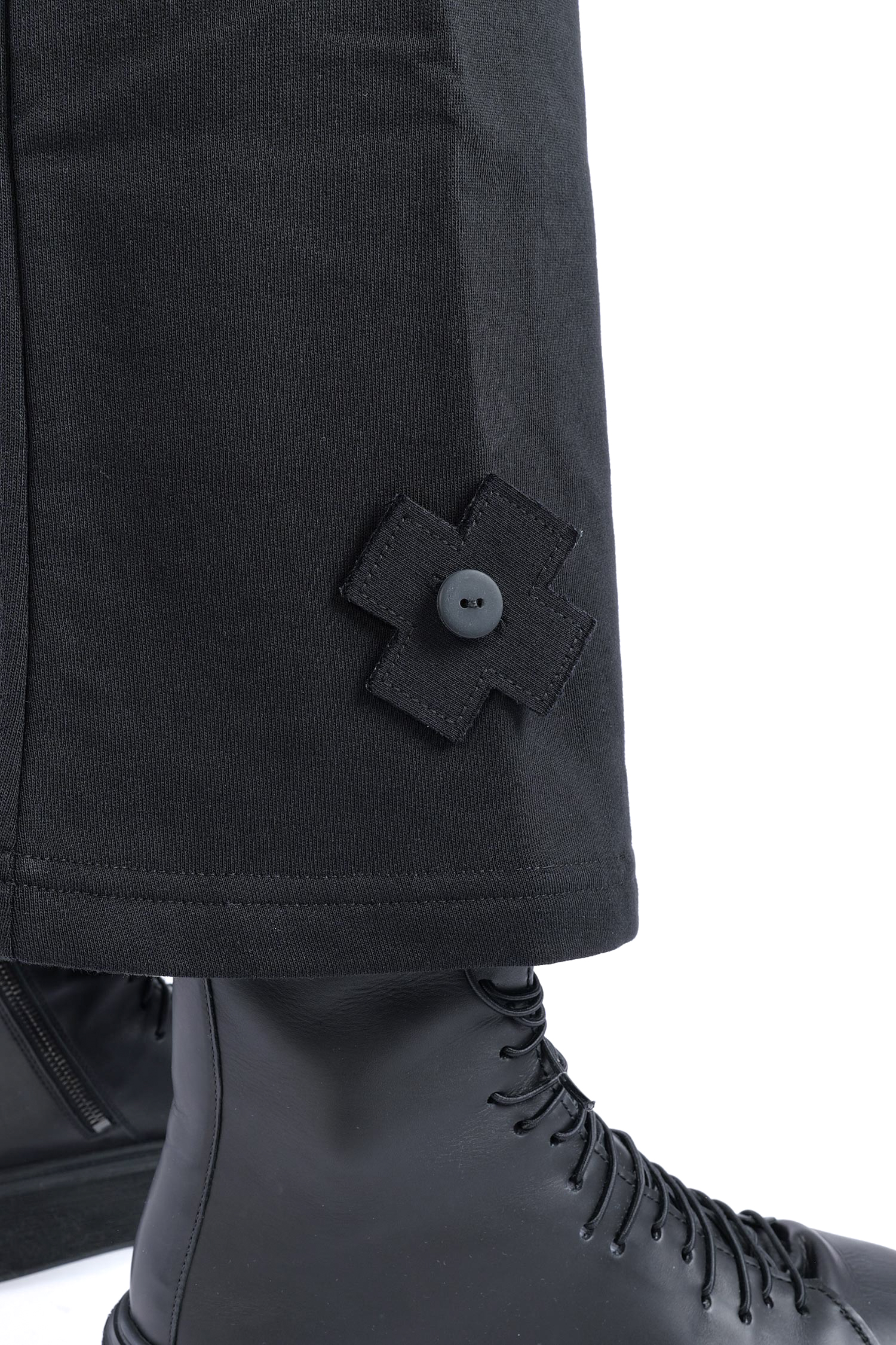 Schmaler Sweatrock - Black print - 3041