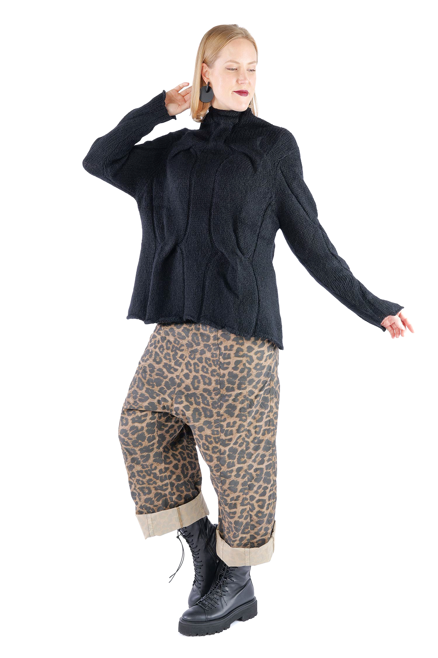 Strickpullover - Schwarz - 2262250701