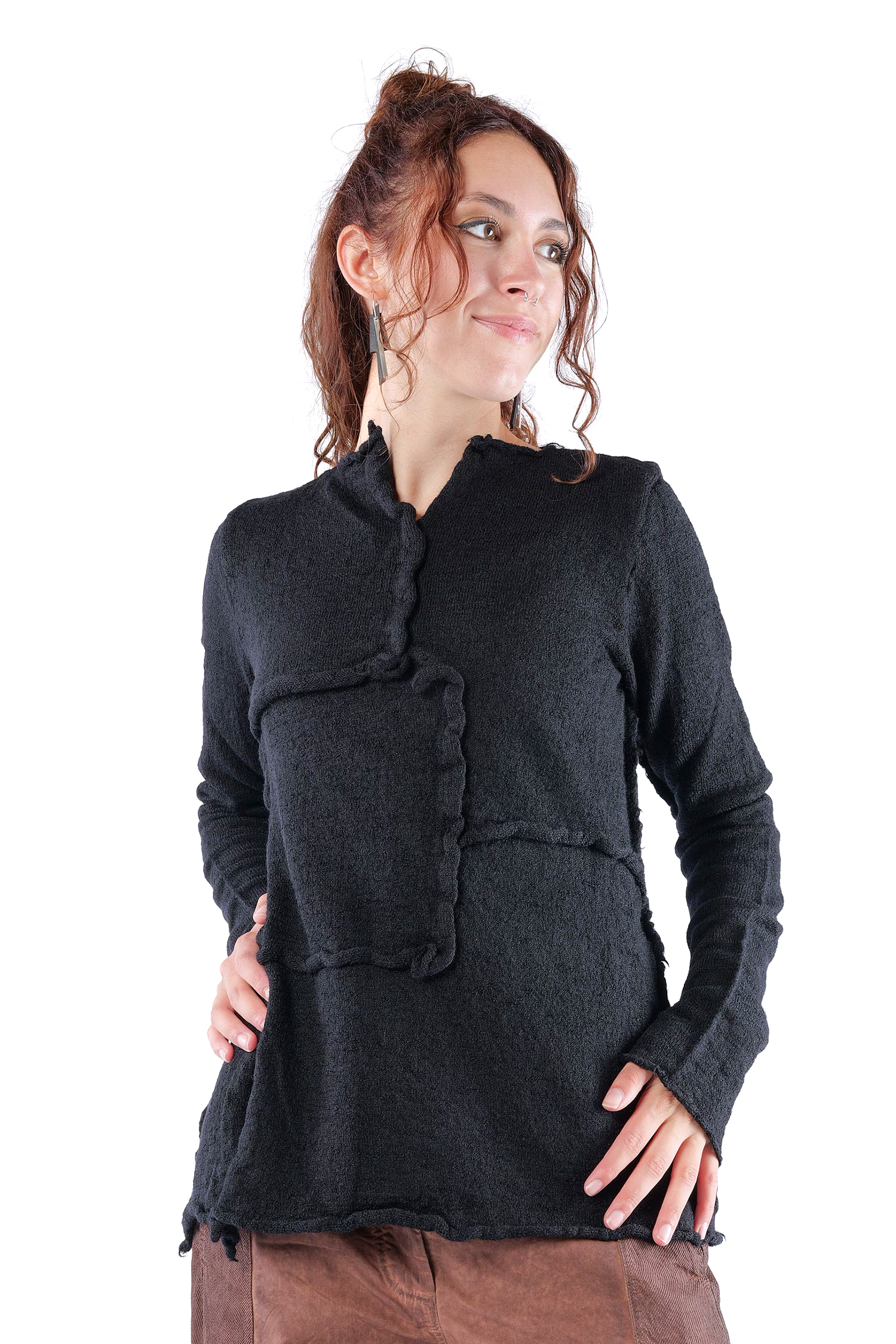Wollpullover - Schwarz - 2263890703