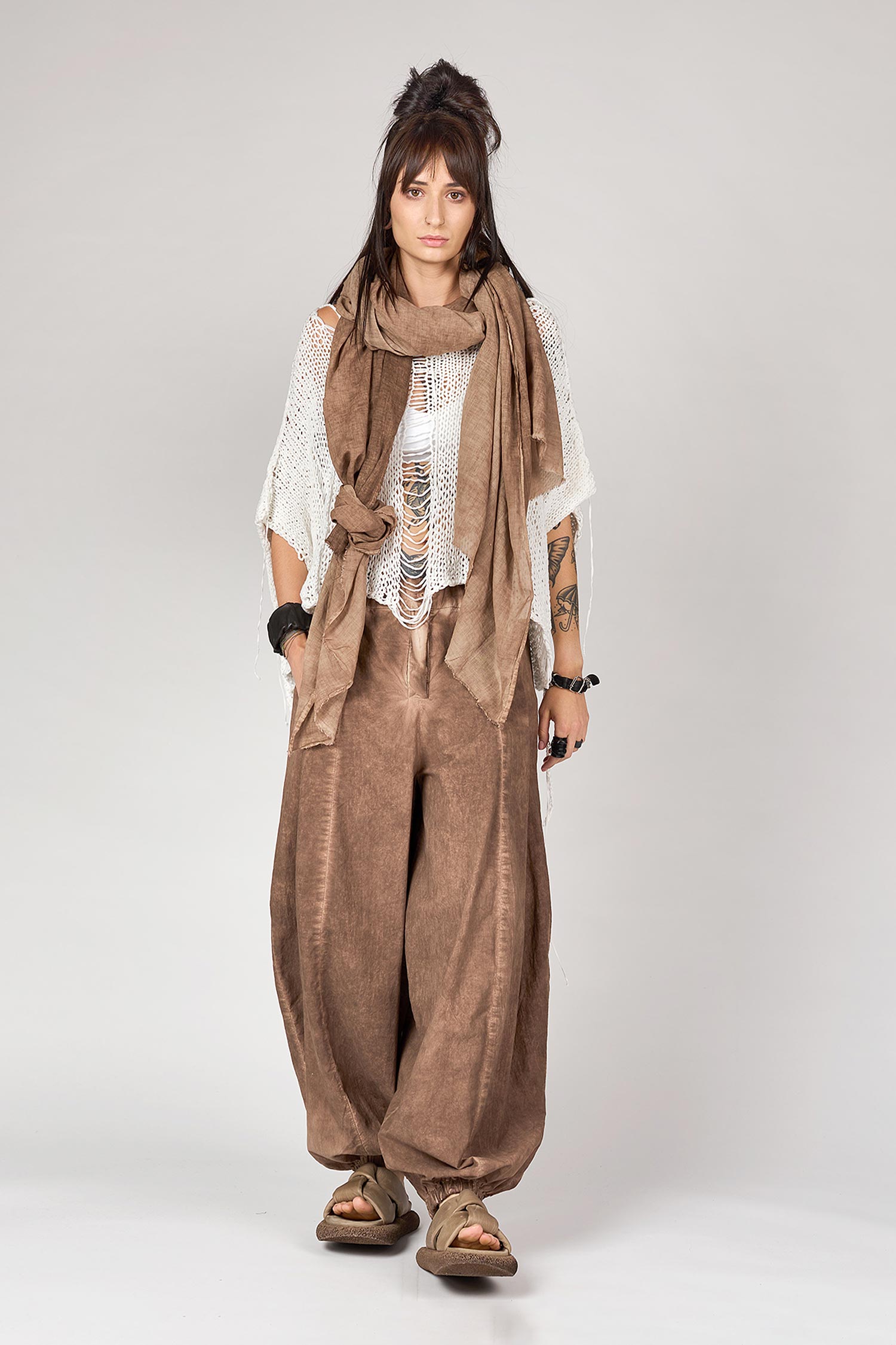 Baumwoll-Hose - Sand old dye - Pafos