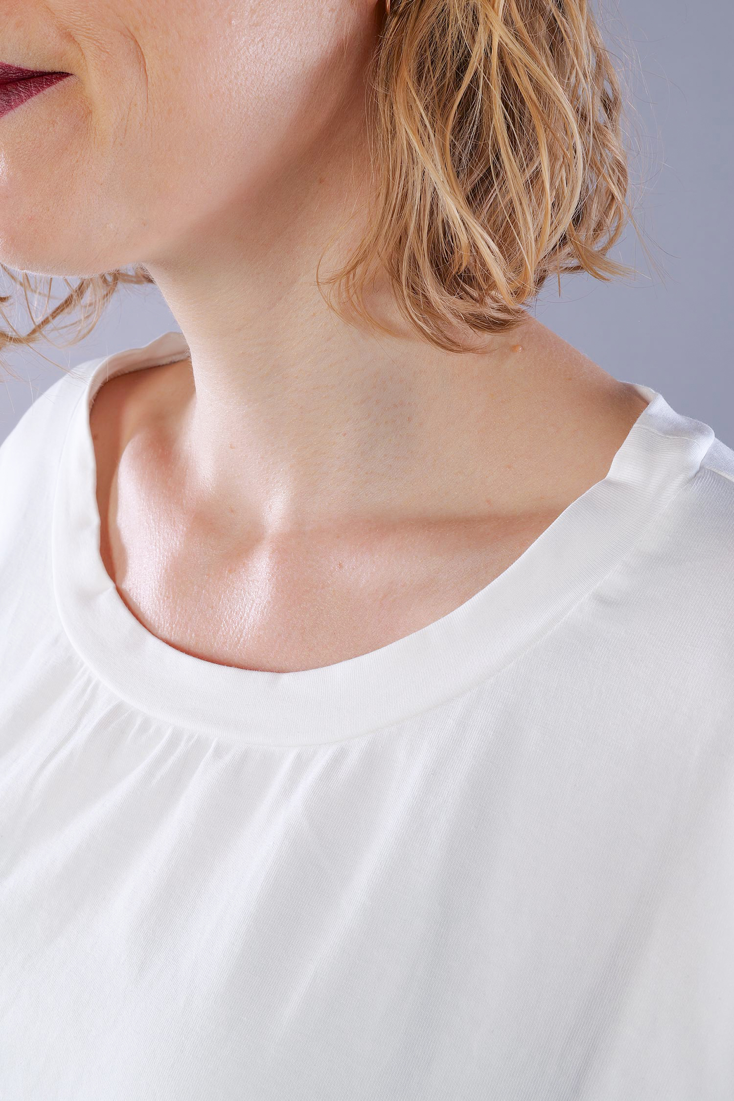 Oversize Pullover - Schnee - Handcare