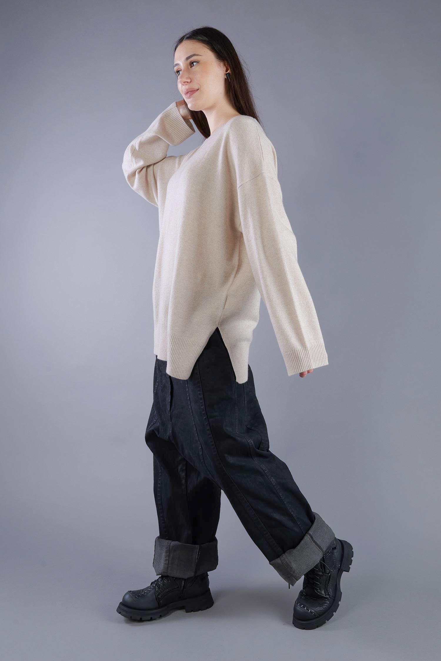 Kaschmir Pullover - Brazilian Sand - 24116A