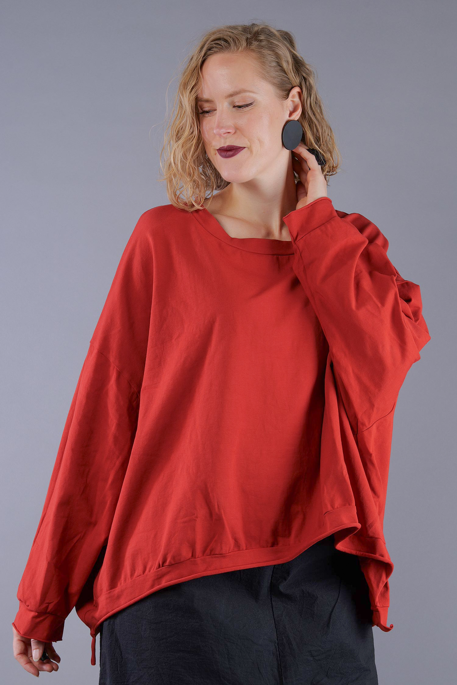 Oversize Jerseypullover - Kichern - Handcare