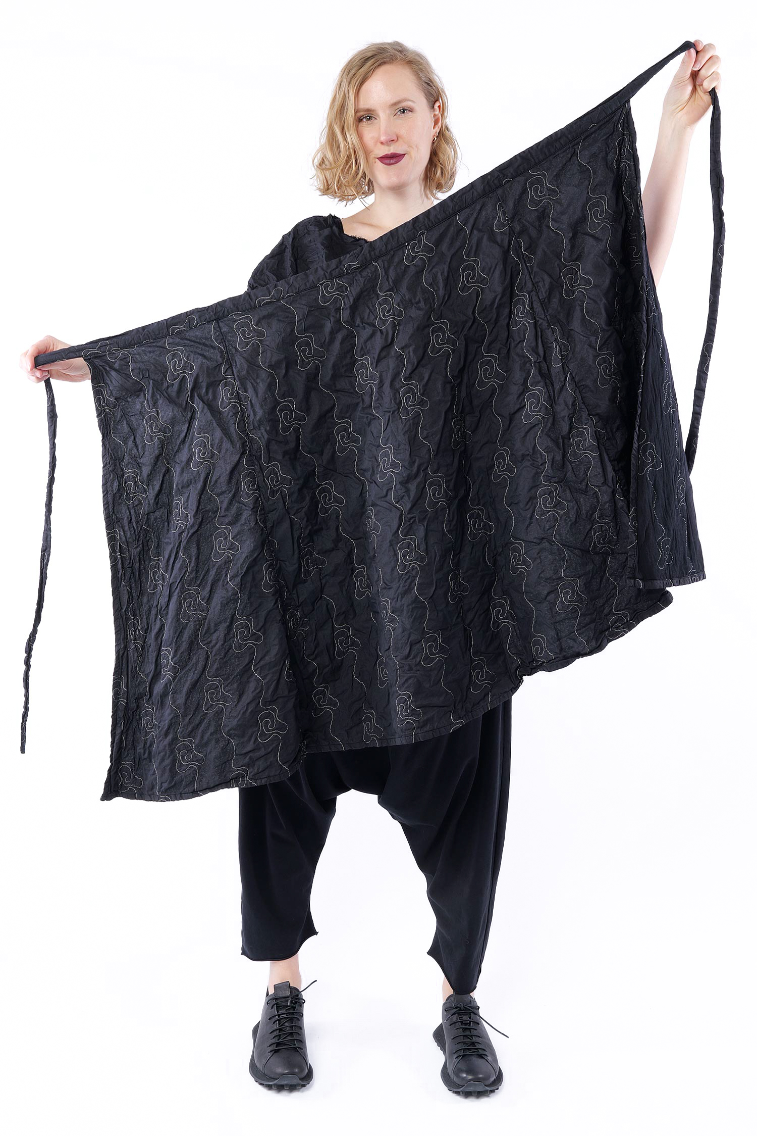 Überrock / Kascheur - Schwarz - Faltenutz