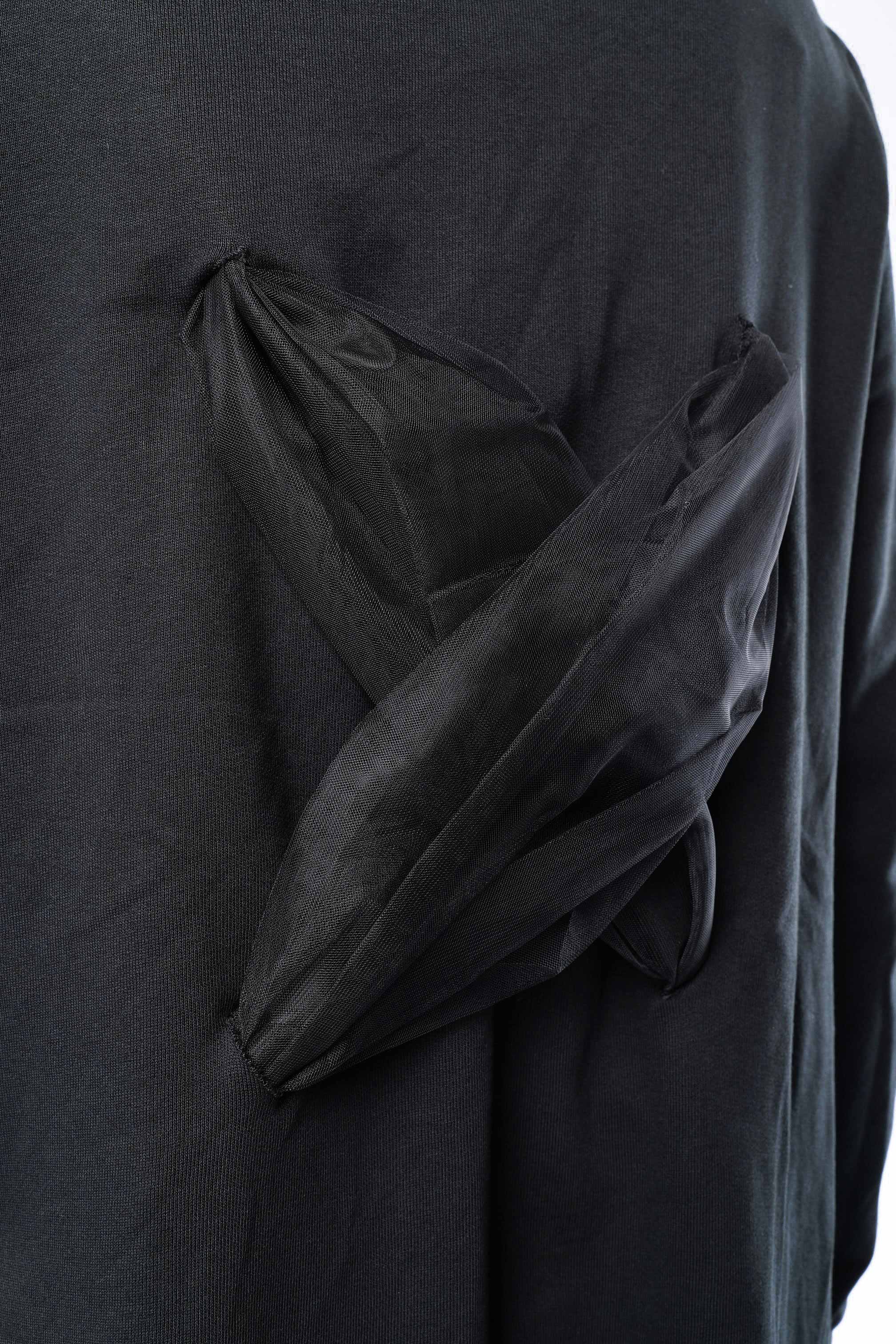 A-Linien Pullover - Schwarz - 2126