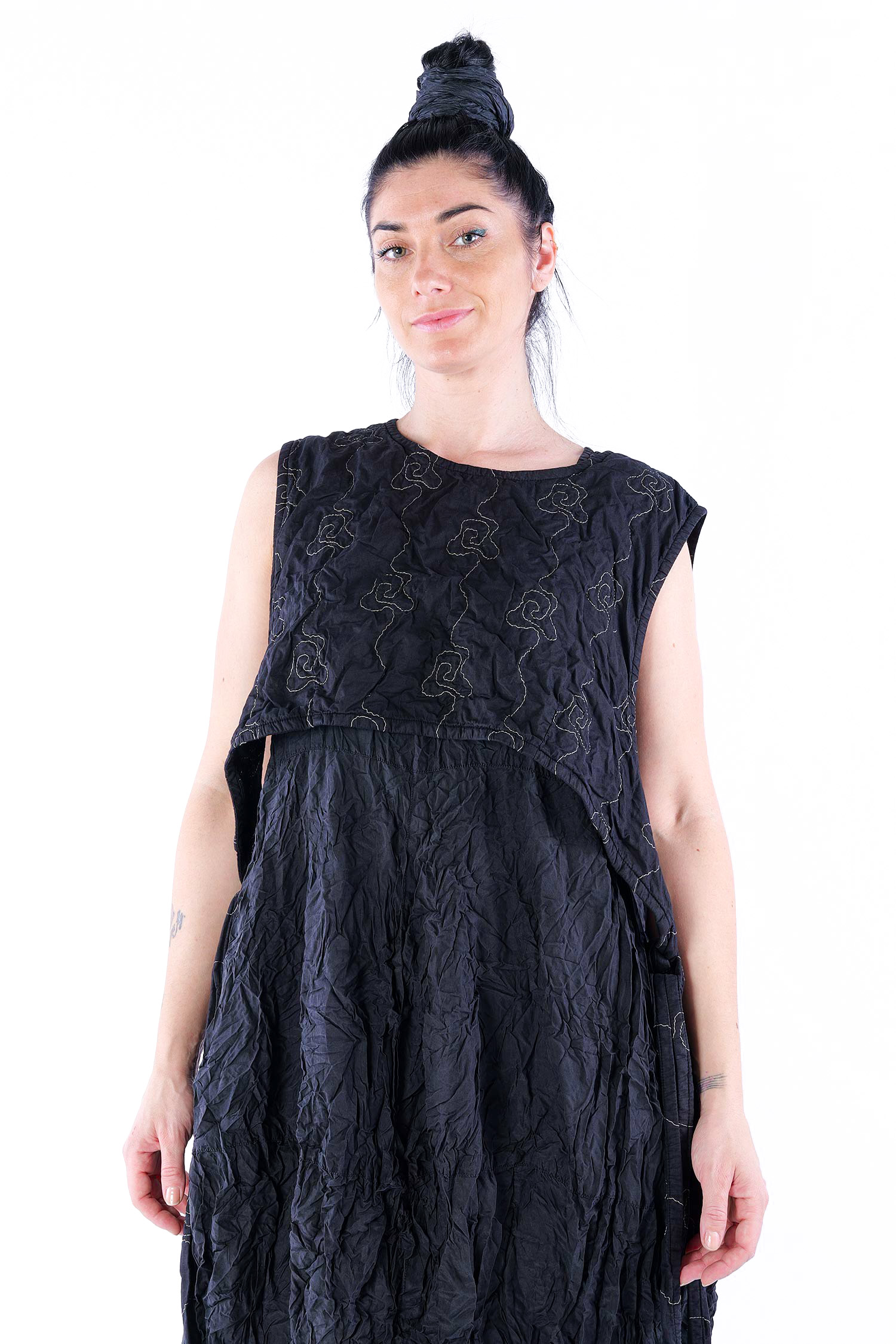 Short quilt top - Black - Modelken