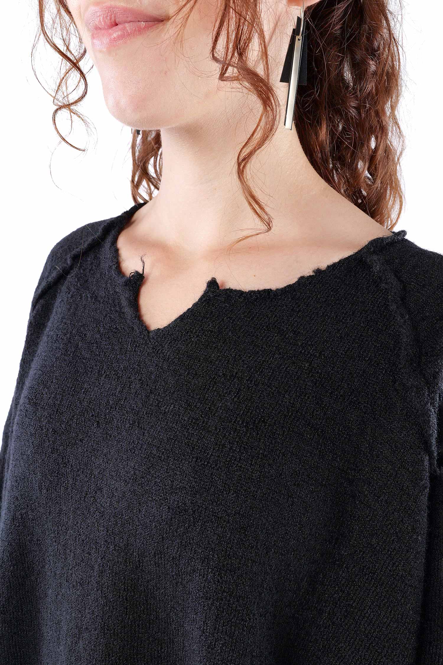 Wolltunika - Schwarz - 2263890702