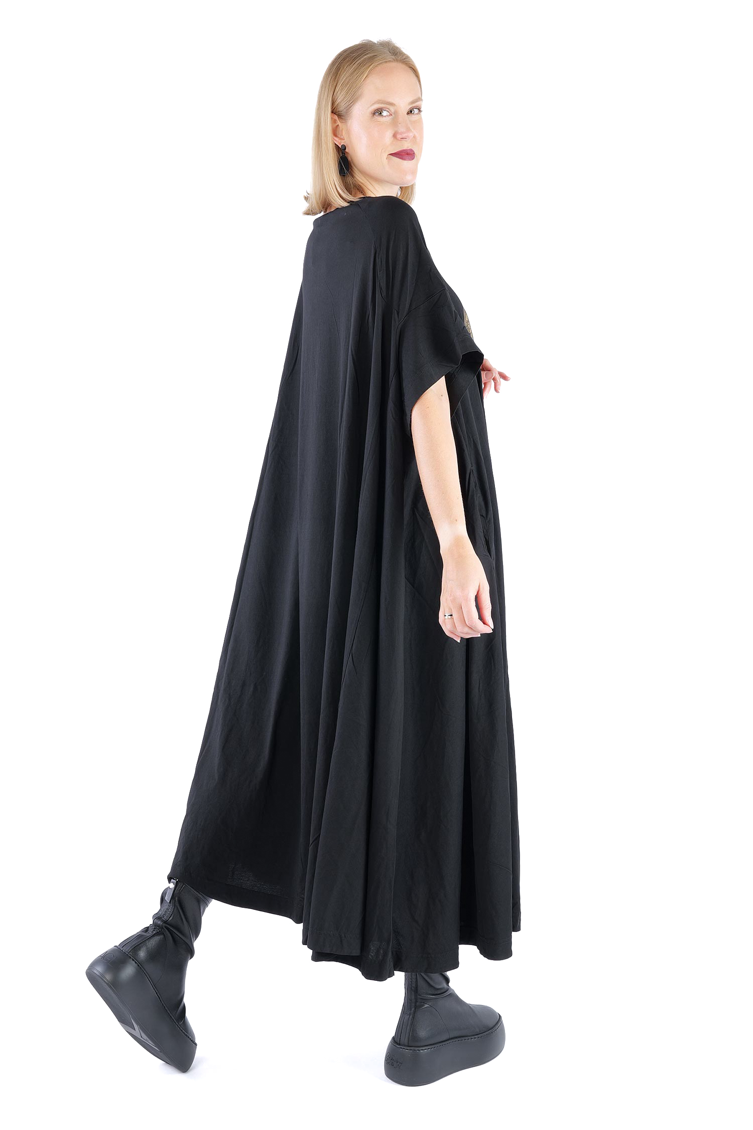 A-Linien Kleid - Black print - 2261300909