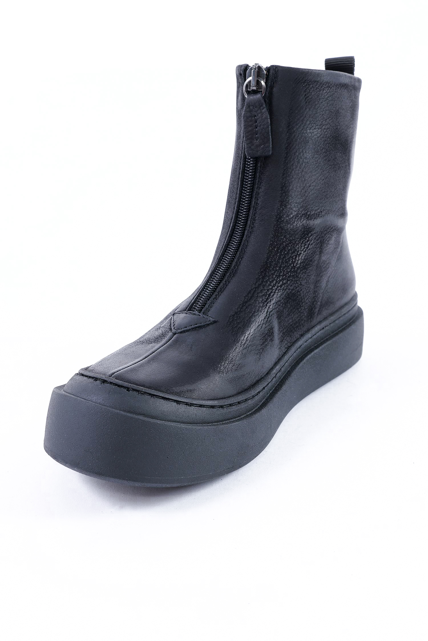Boots mit Reißverschluss - Schwarz - 8283