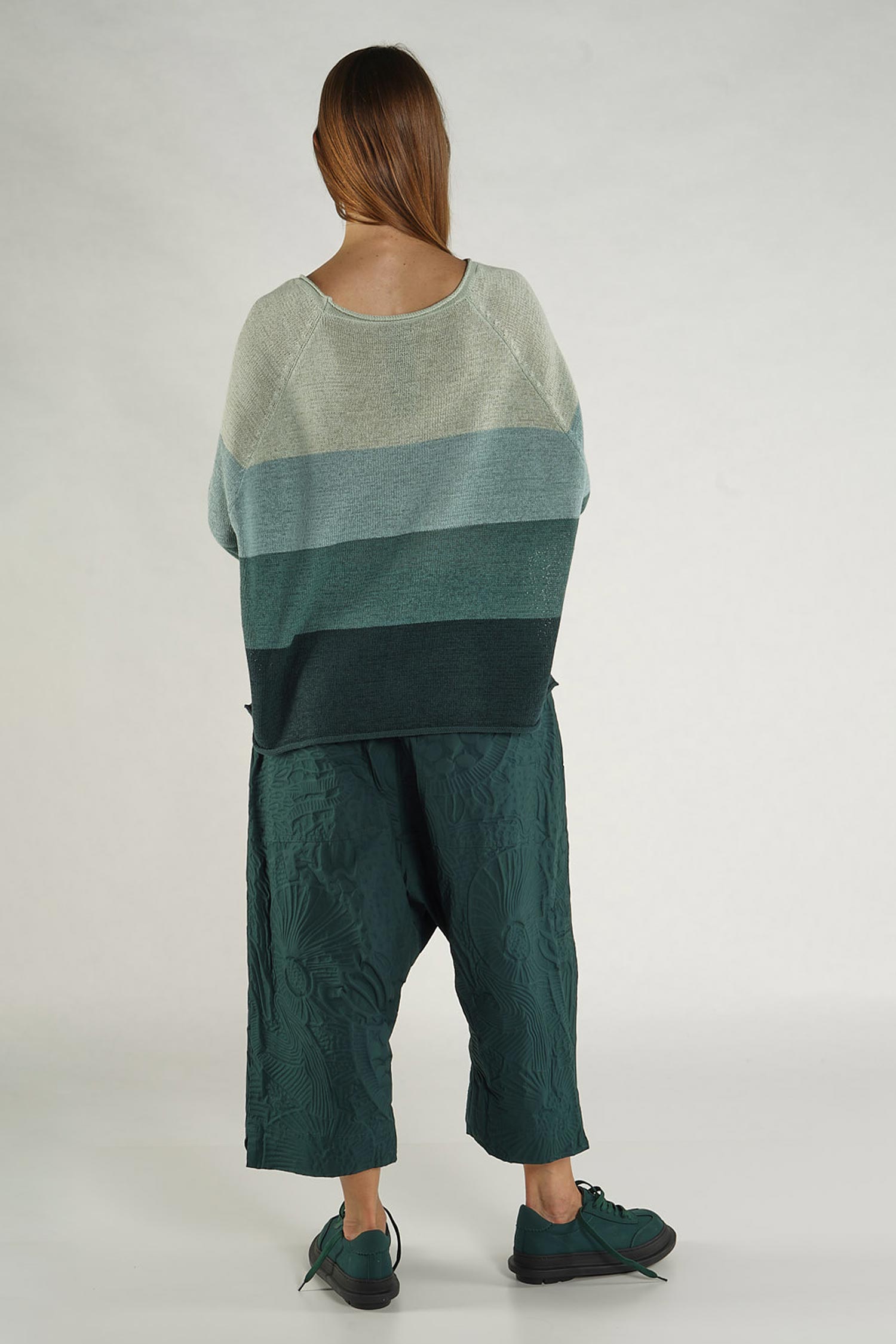Oversize Strickpullover - Rainforest - 1263720709