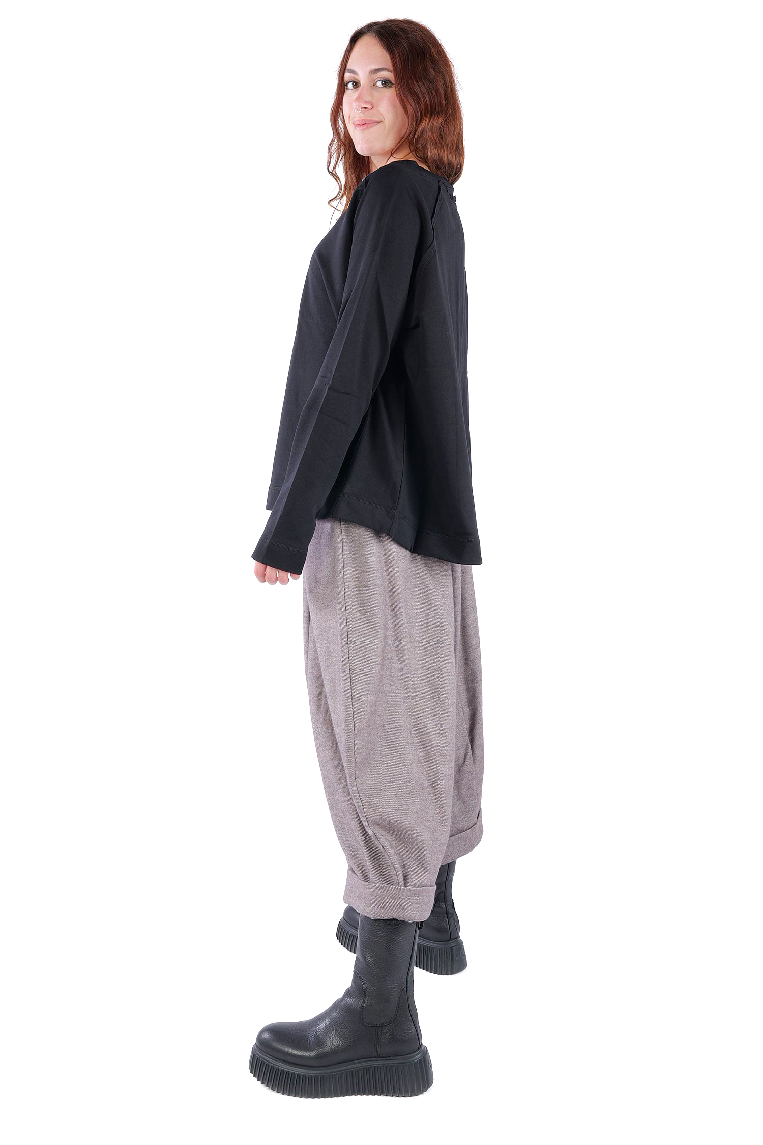 Sweat Pullover - Schwarz - 2041