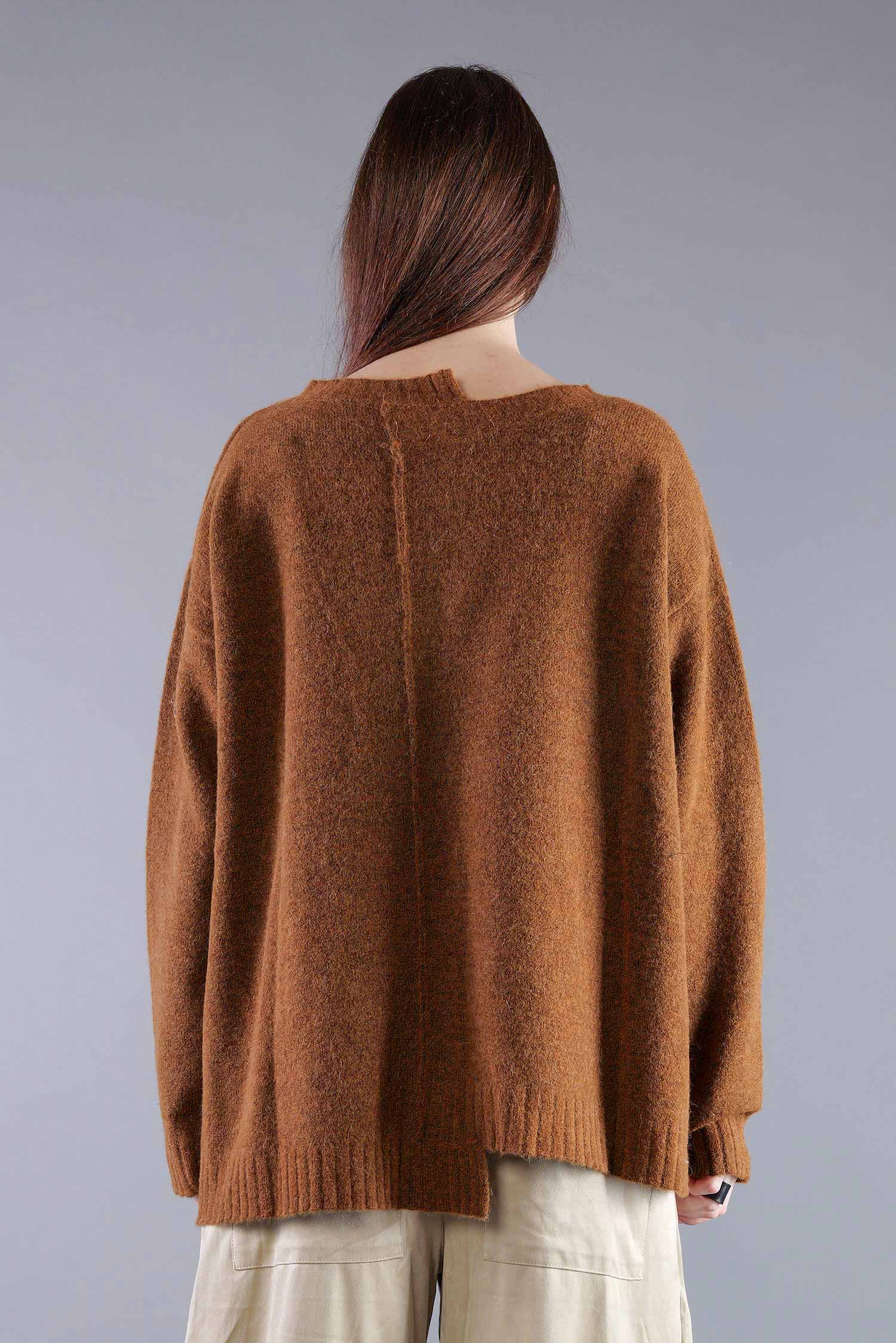 Strickpullover - Bronze melange - 2263310701