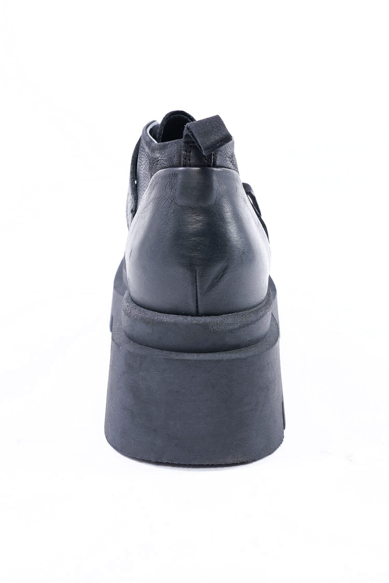 Leather monkstraps - black - 4005