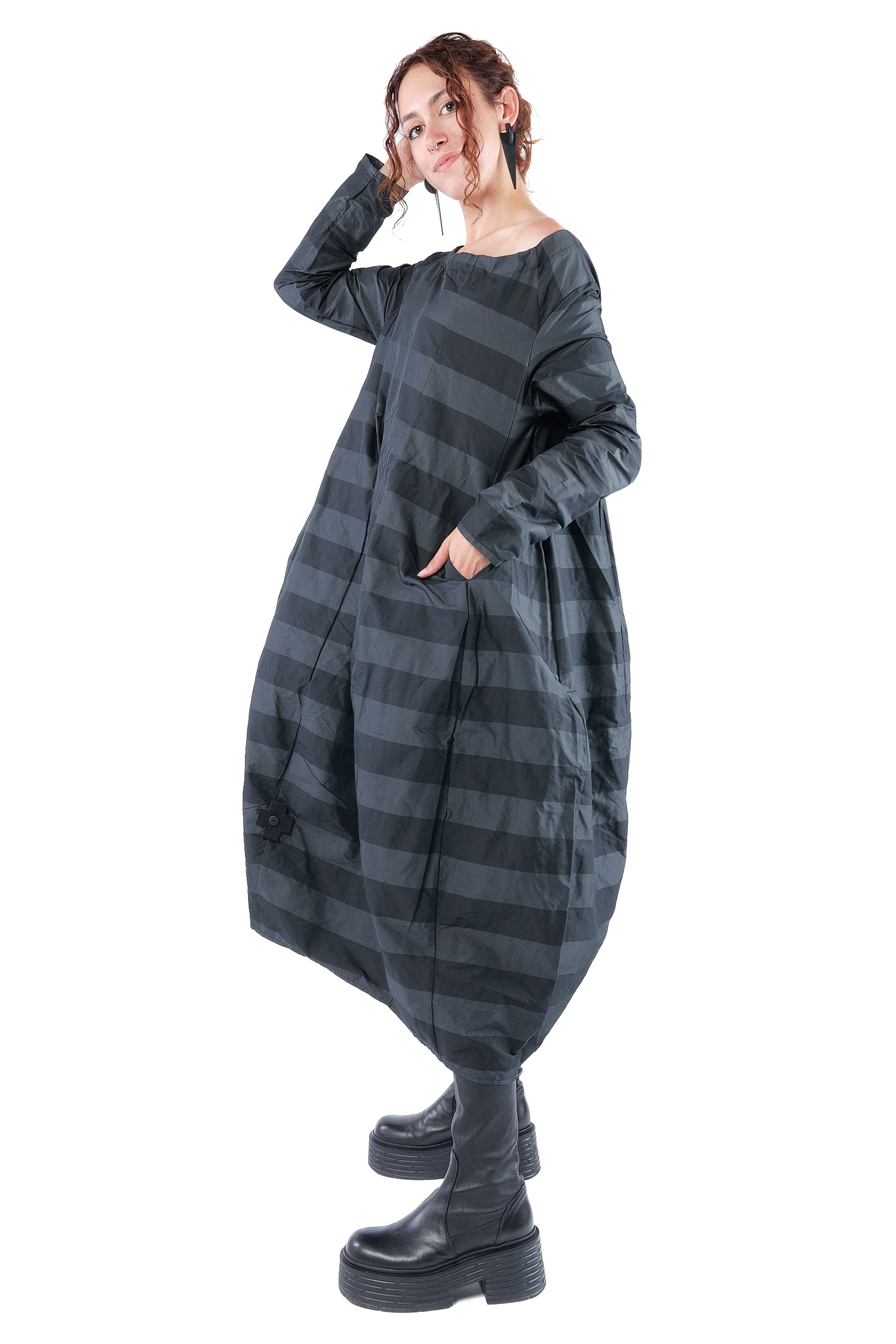 Taftkleid - Widestripe - 1165