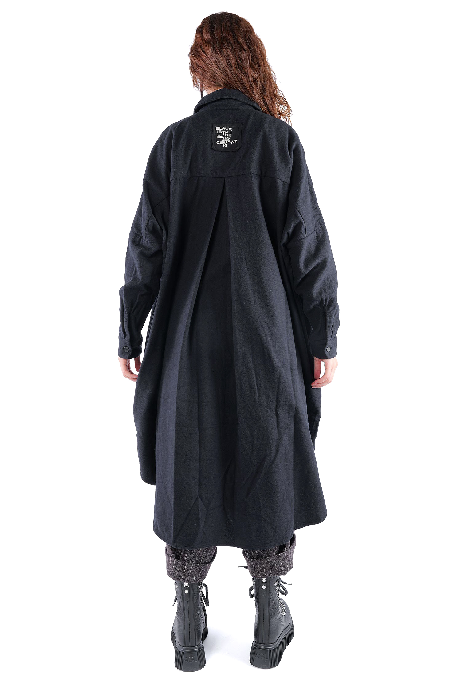 Flanell Tunika - Schwarz - Fight