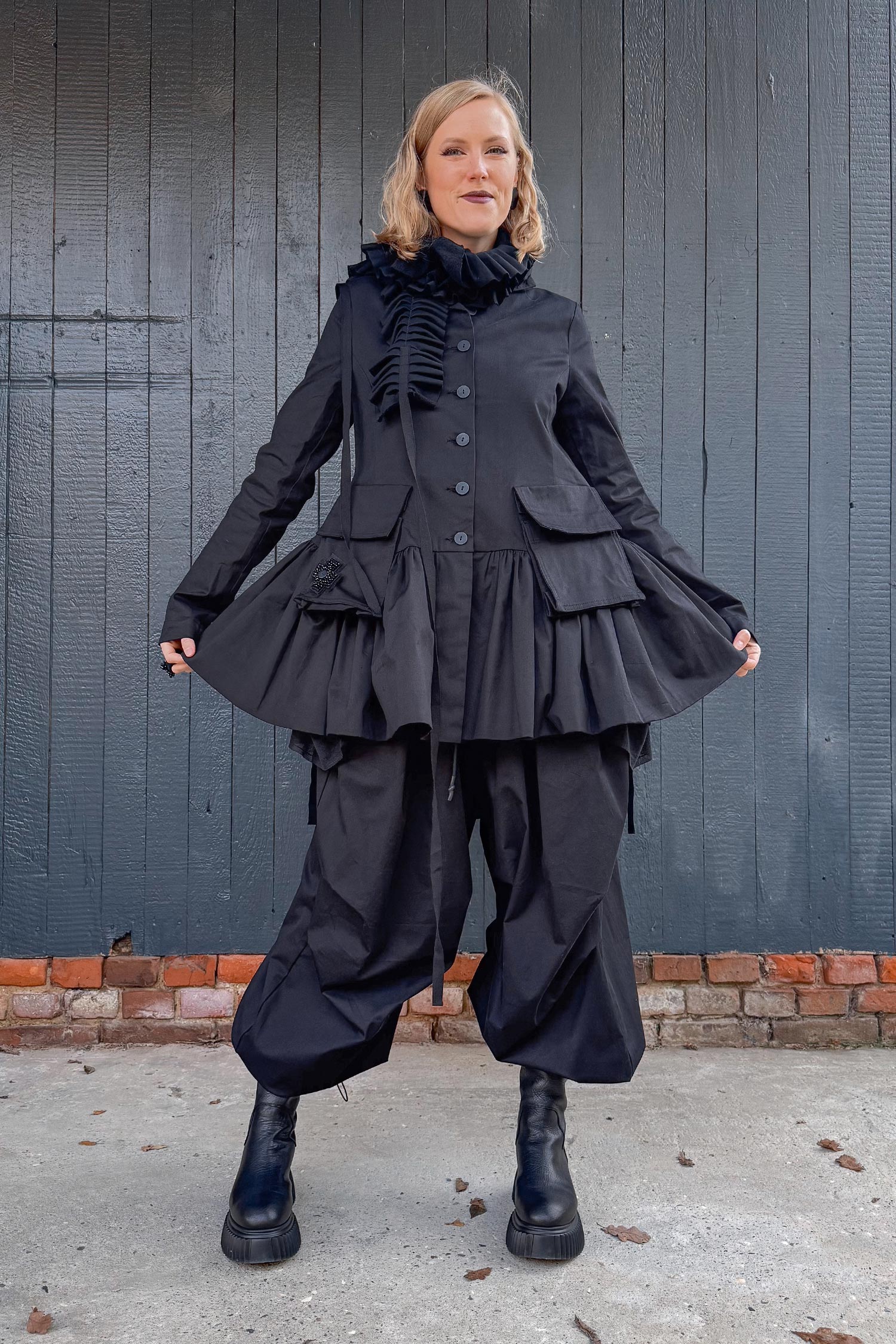 Blazer-Jacke - Schwarz - 8051