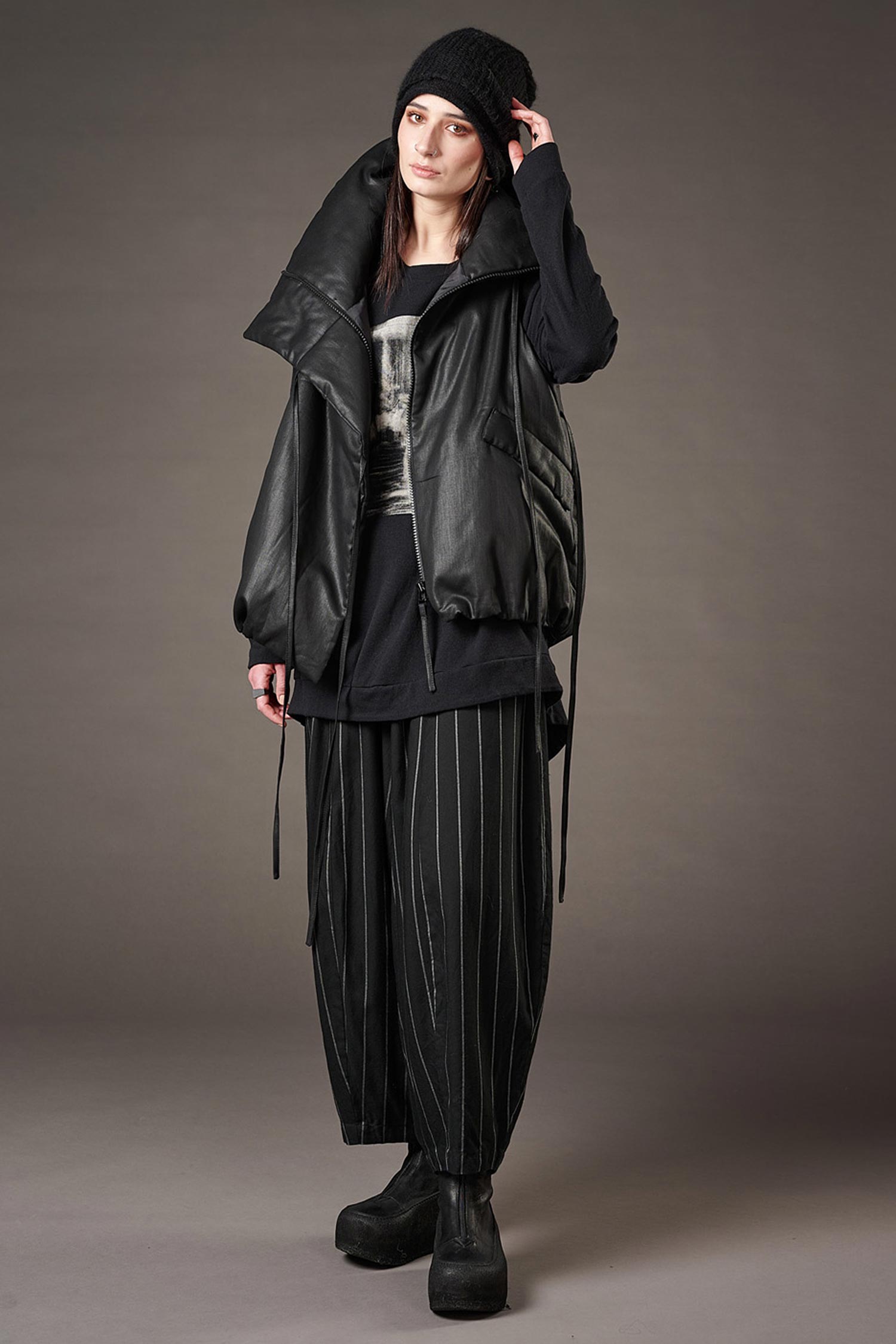 Gestreifte Hose - Black stripe - Kalmino