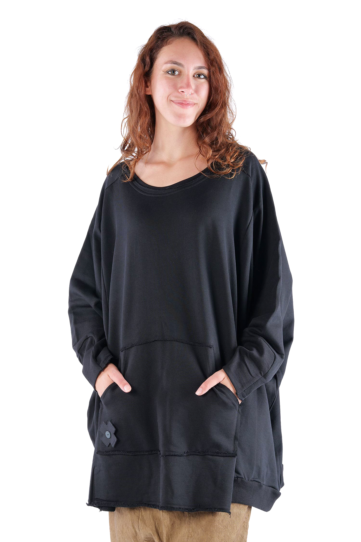 Sweatpullover - Schwarz - 2053