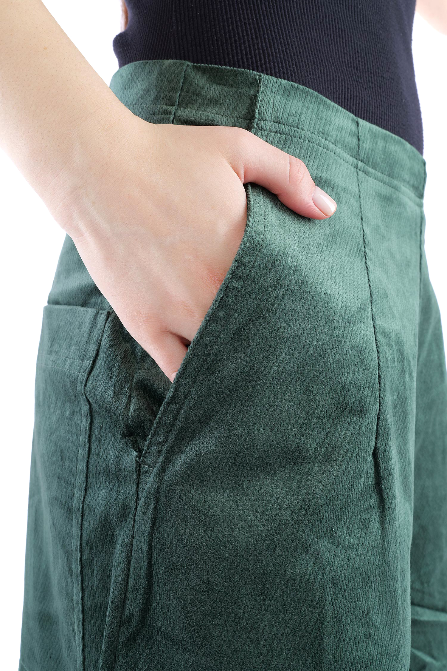 Feincord Hose - Forest - 2263230114