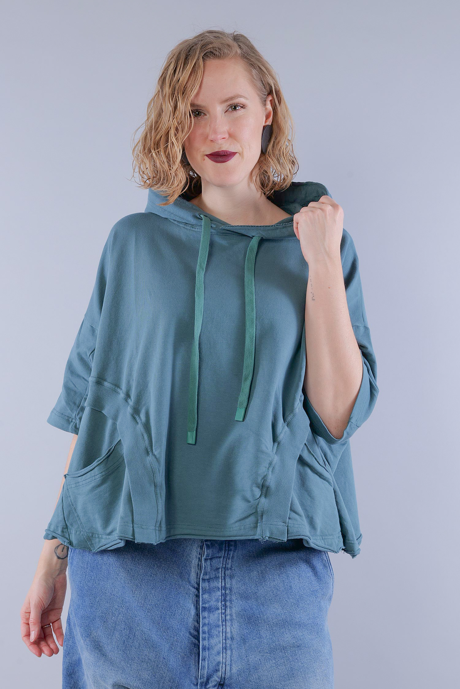 Oversized sweatshirt - Grass - 1263250508