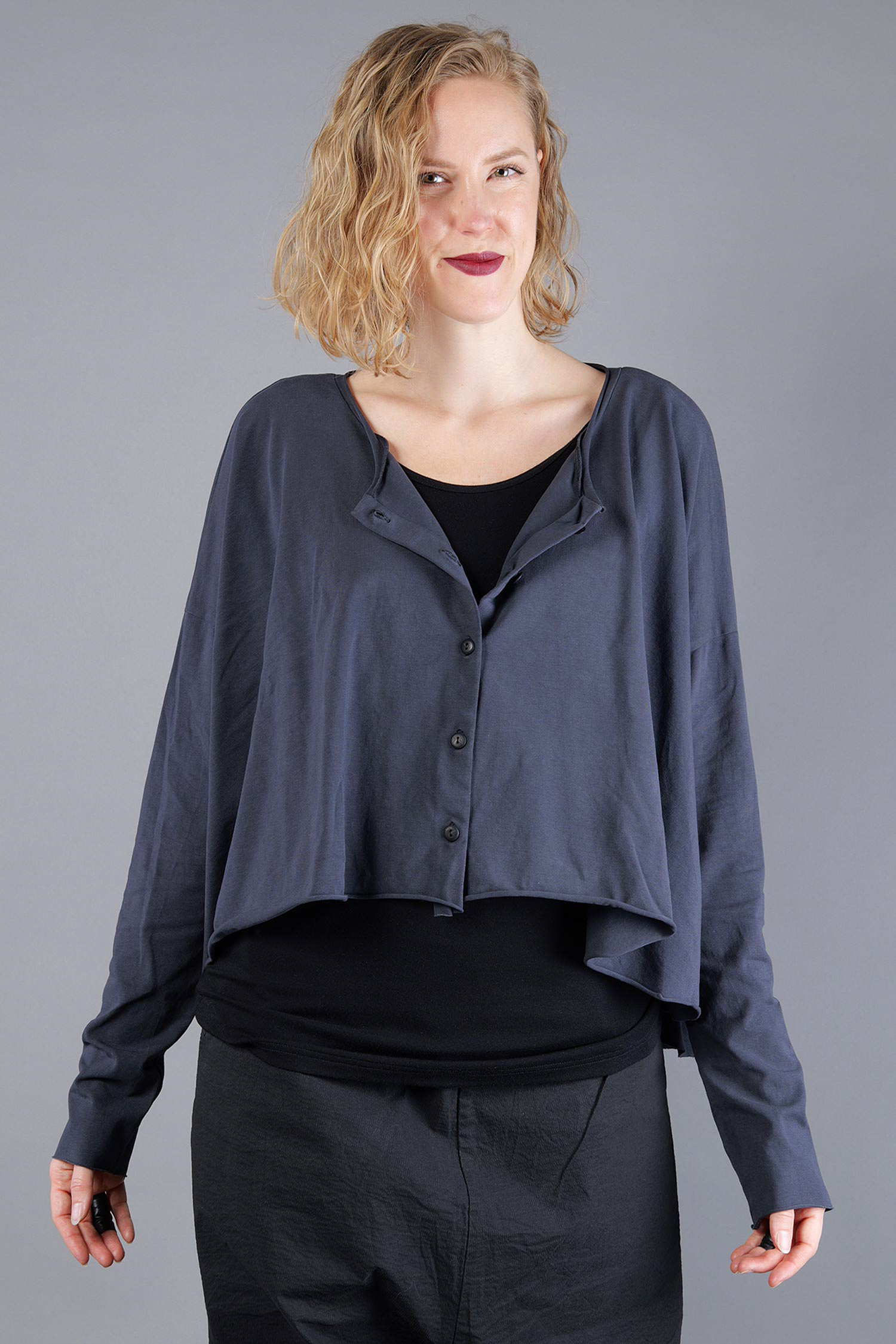 Oversize Jerseyjacke - Satt - Soulviel
