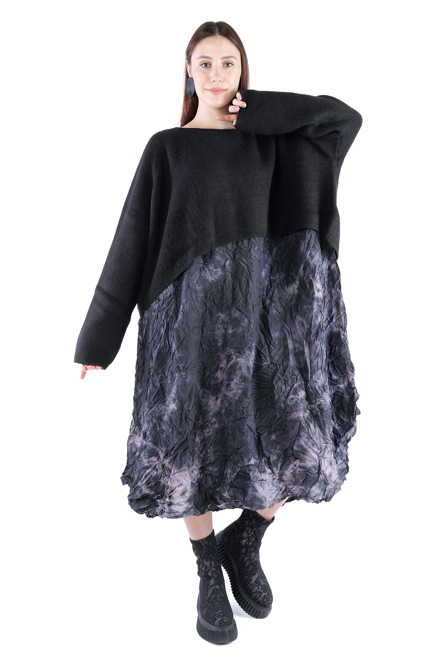 Strickpullover - Schwarz - 2263270703