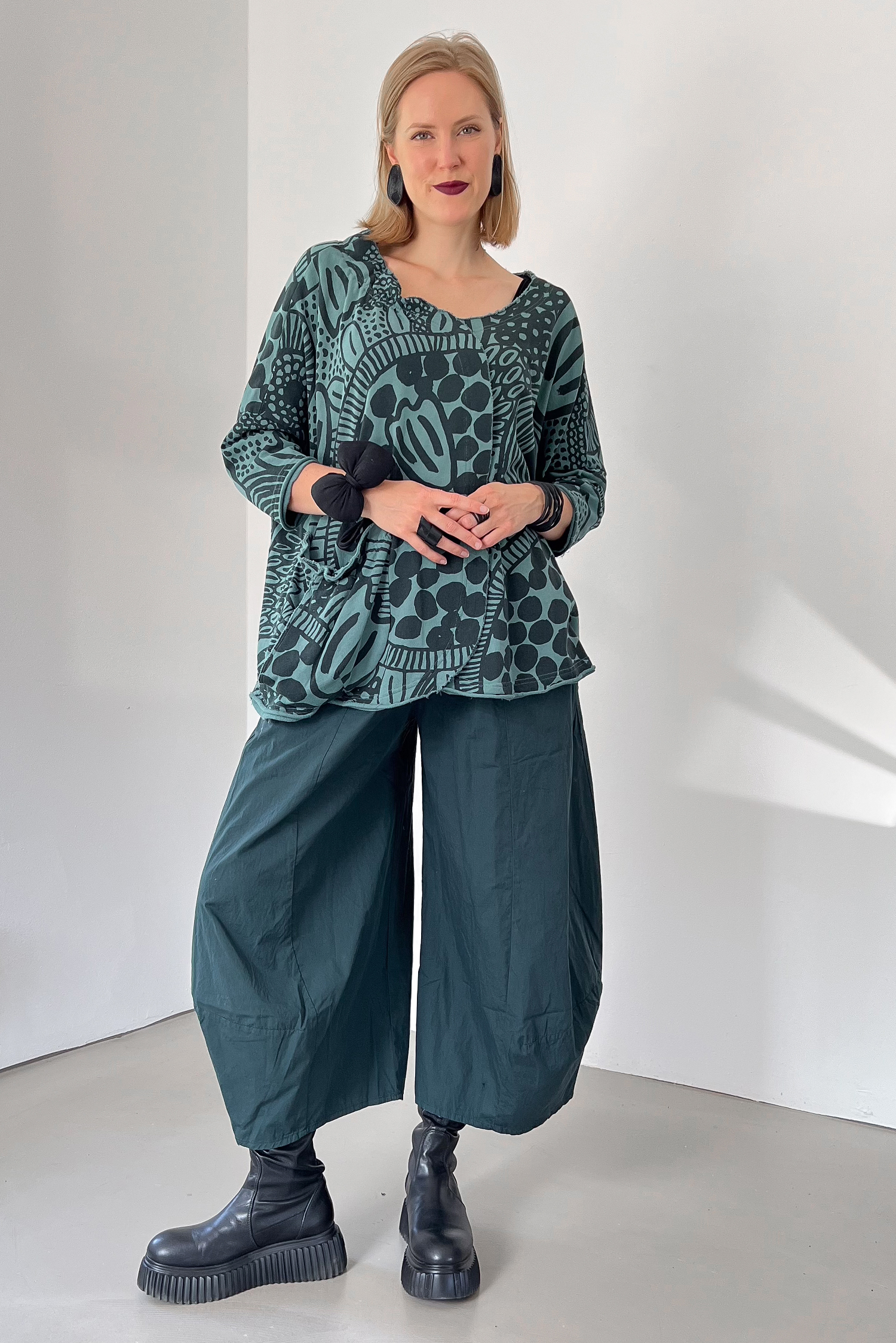 Tulip cotton pants - Tree - 1263400107