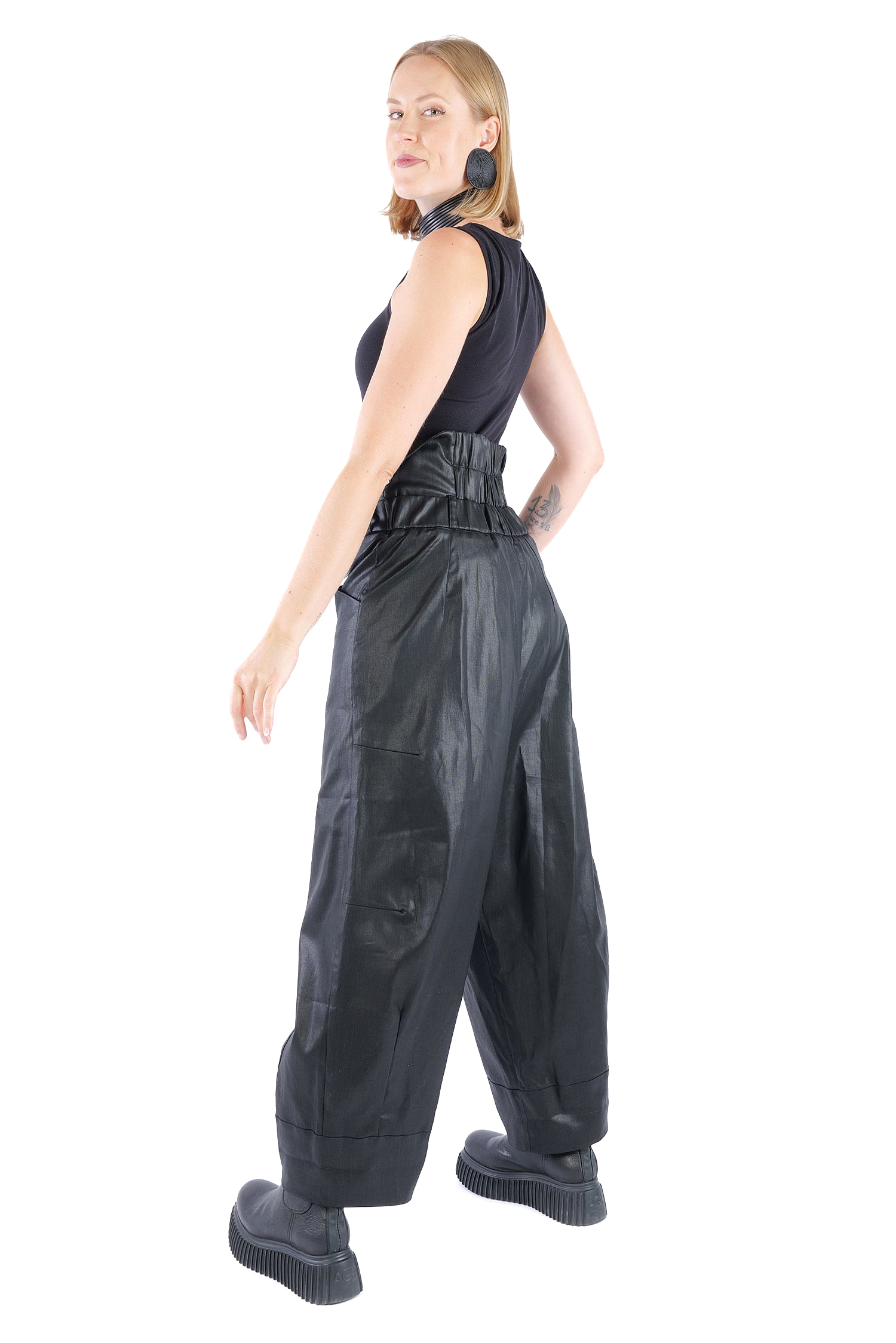 Beschichtete Hose - Black coated - Hedge