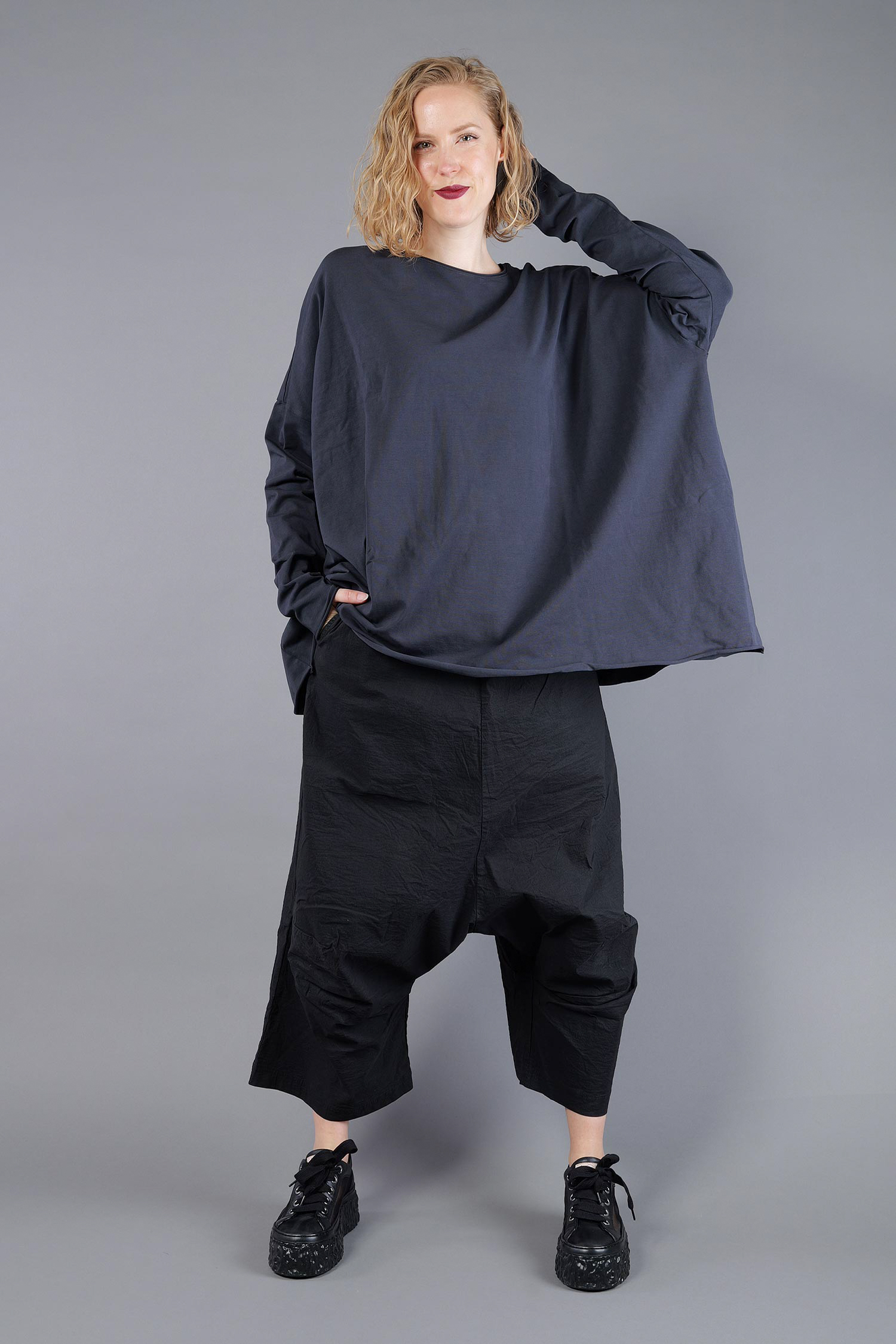 Oversized longsleeve - Satt - Lessmore