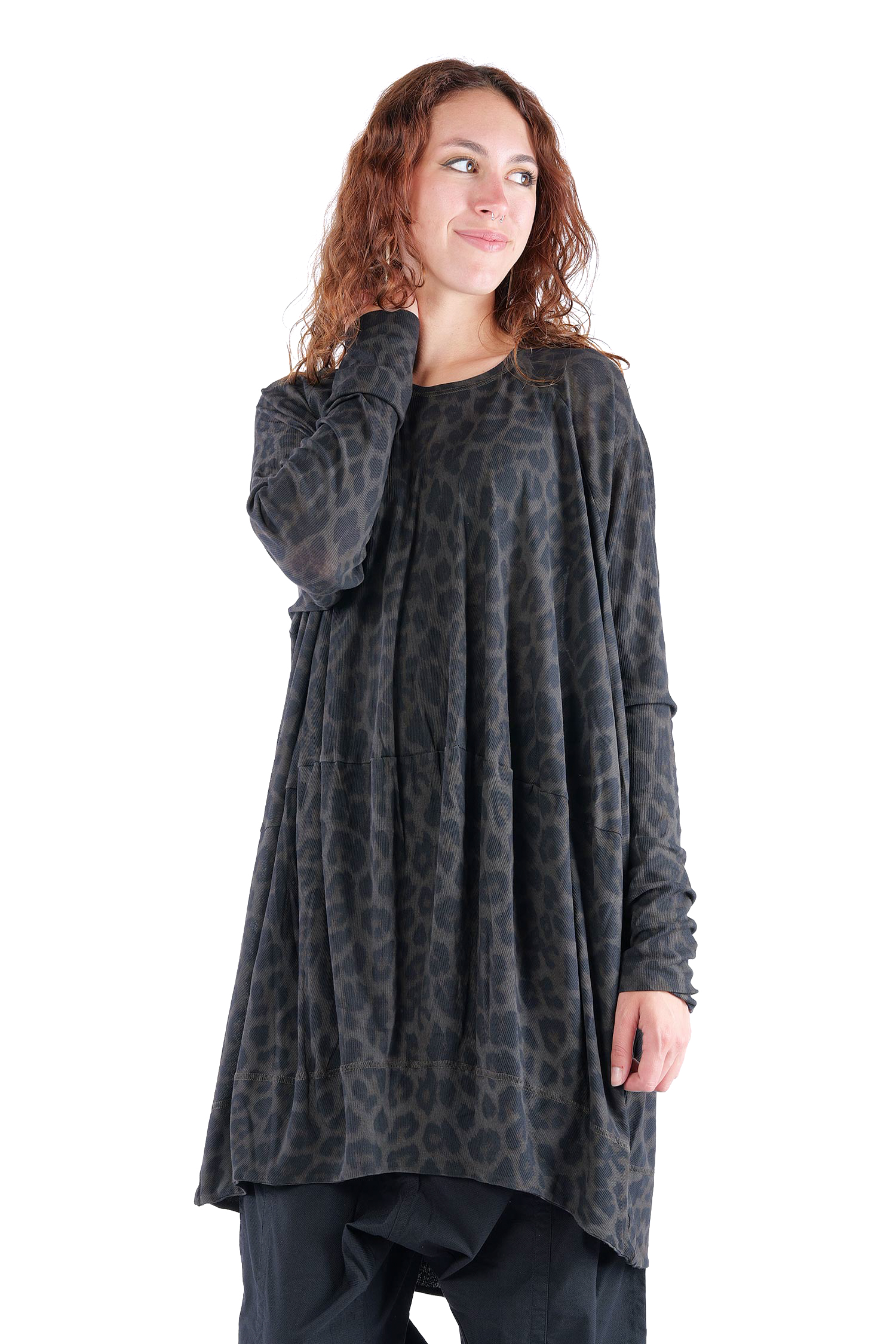 Oversize Tunika - Leo black cloud - 2261140505