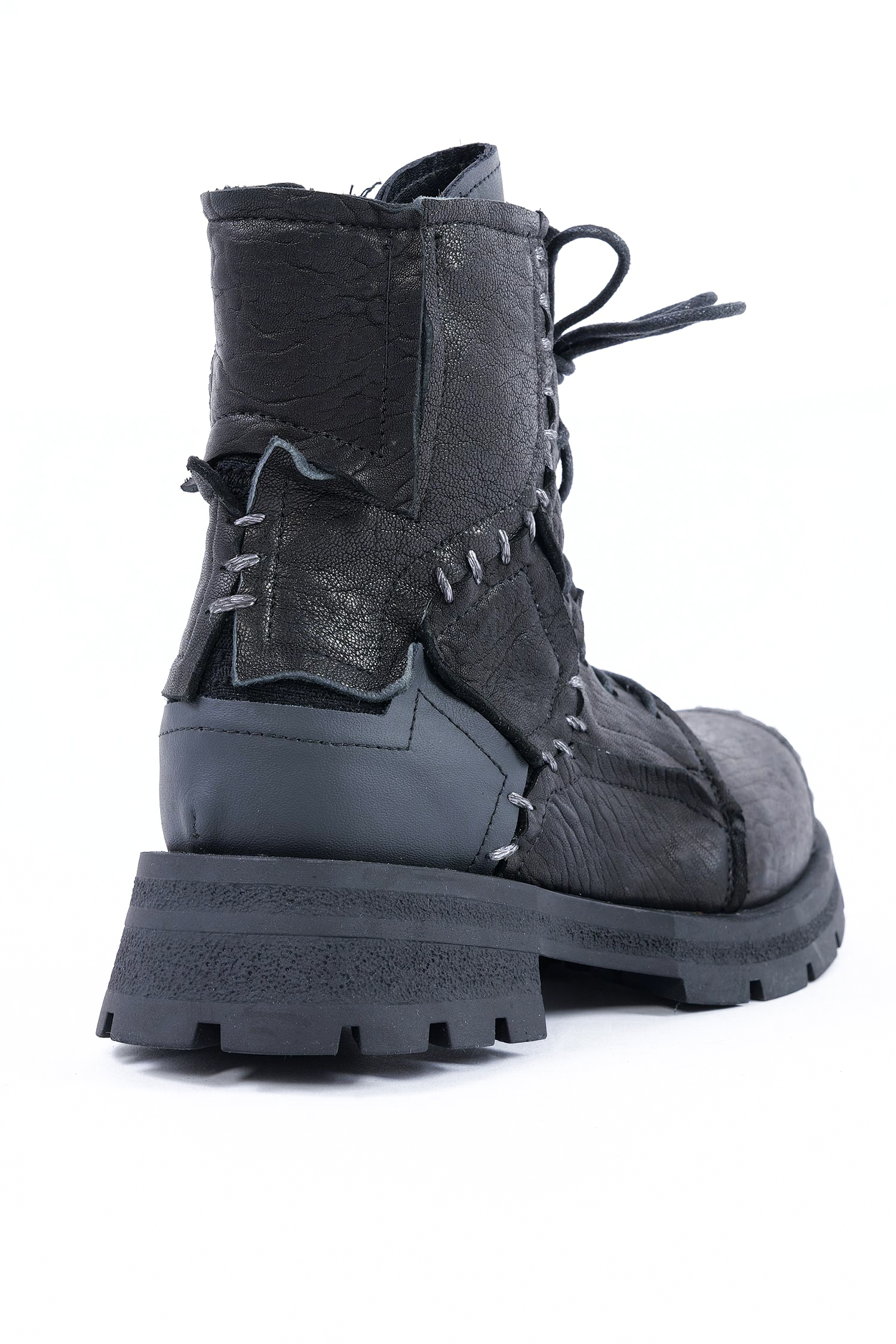 Leder Boots - Schwarz - Iniko