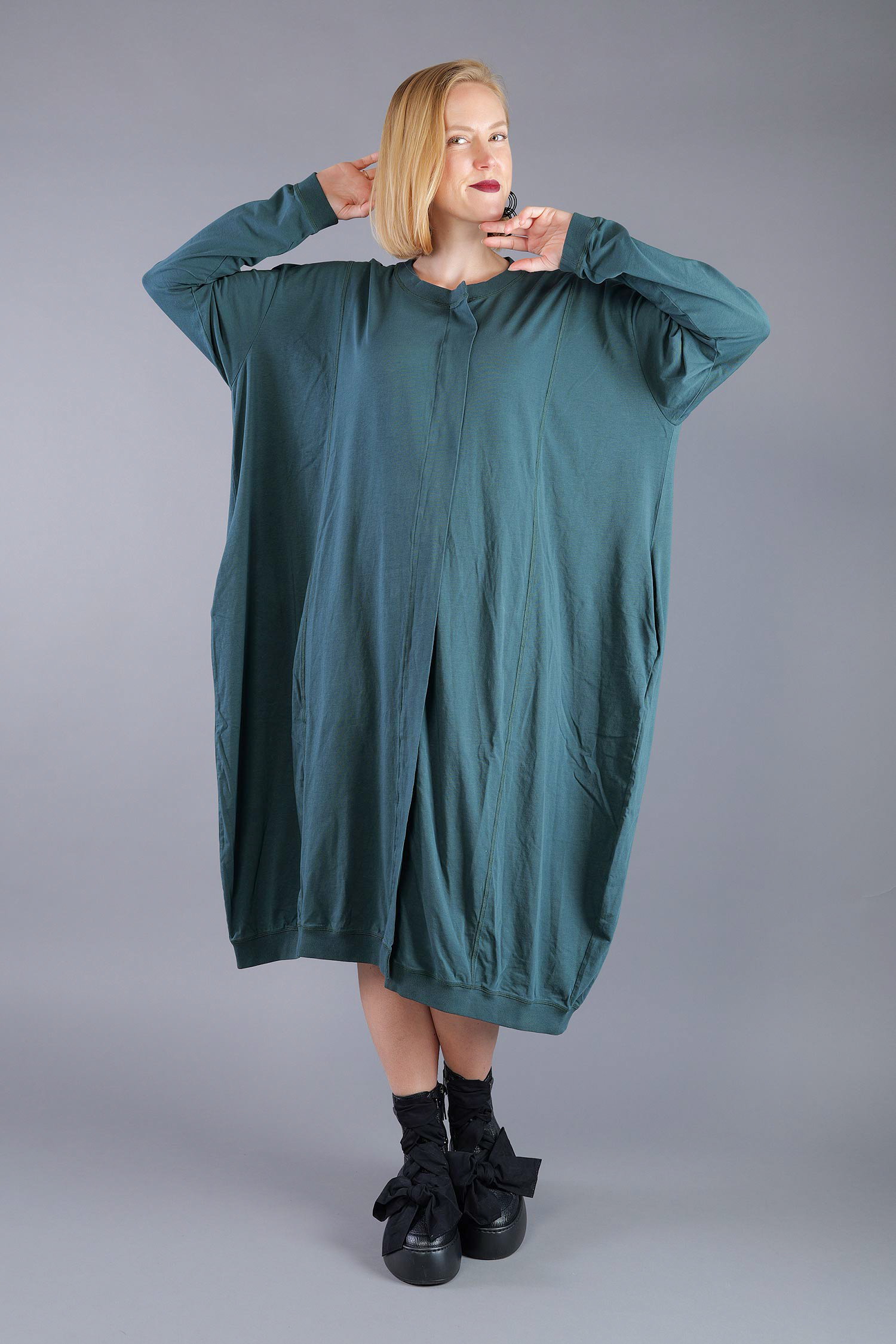 Jersey dress - Forest - 2263260907