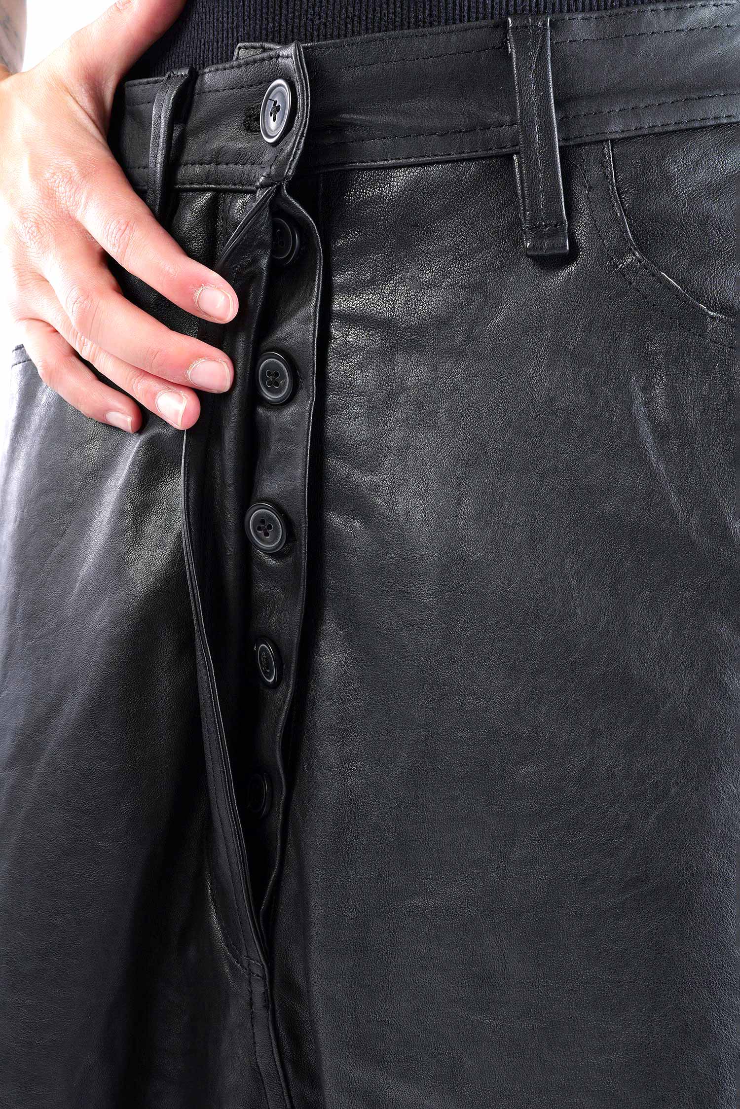 Lederhose - Schwarz - 2262480105