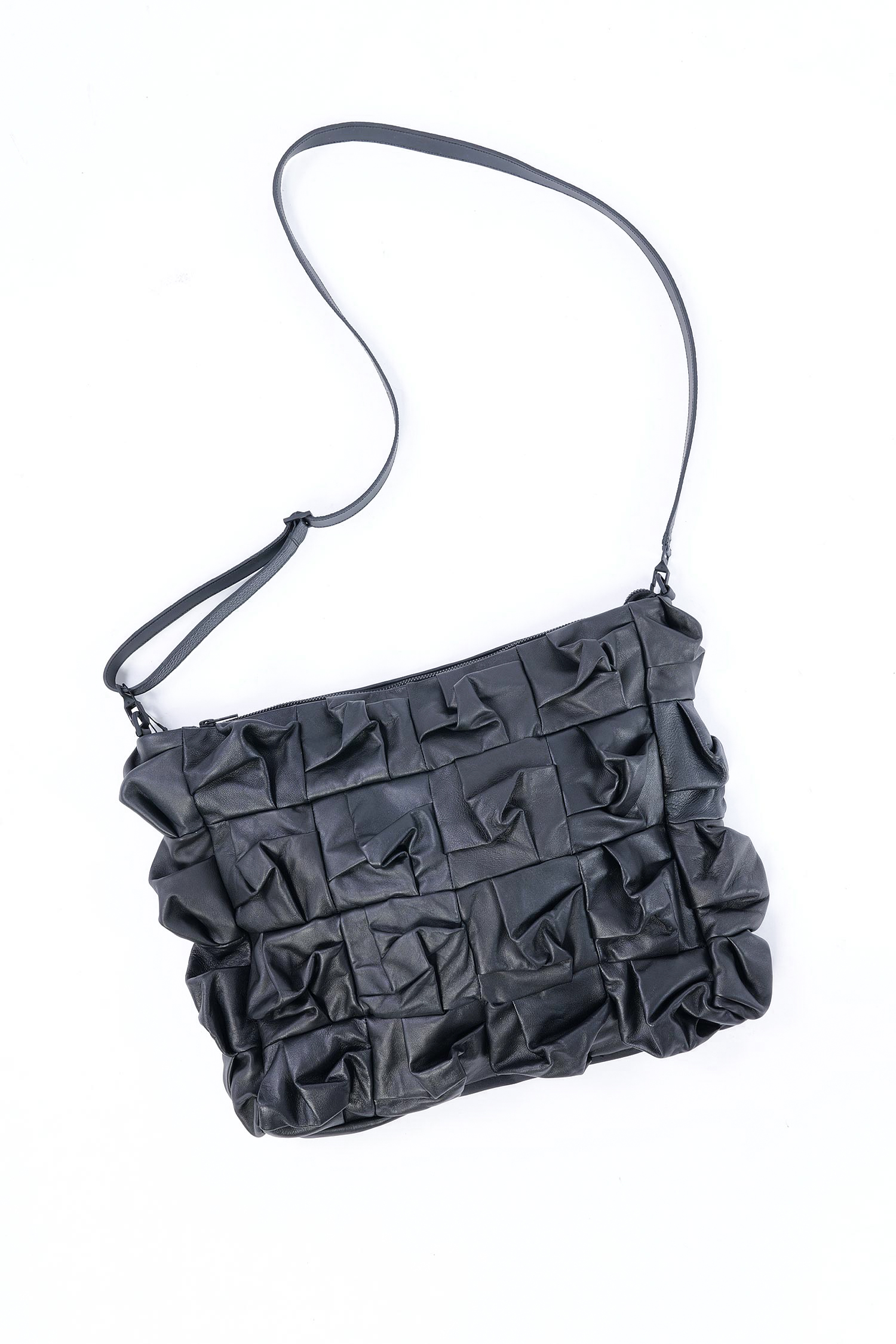 3D Optik Ledertasche - Schwarz - M.Alam