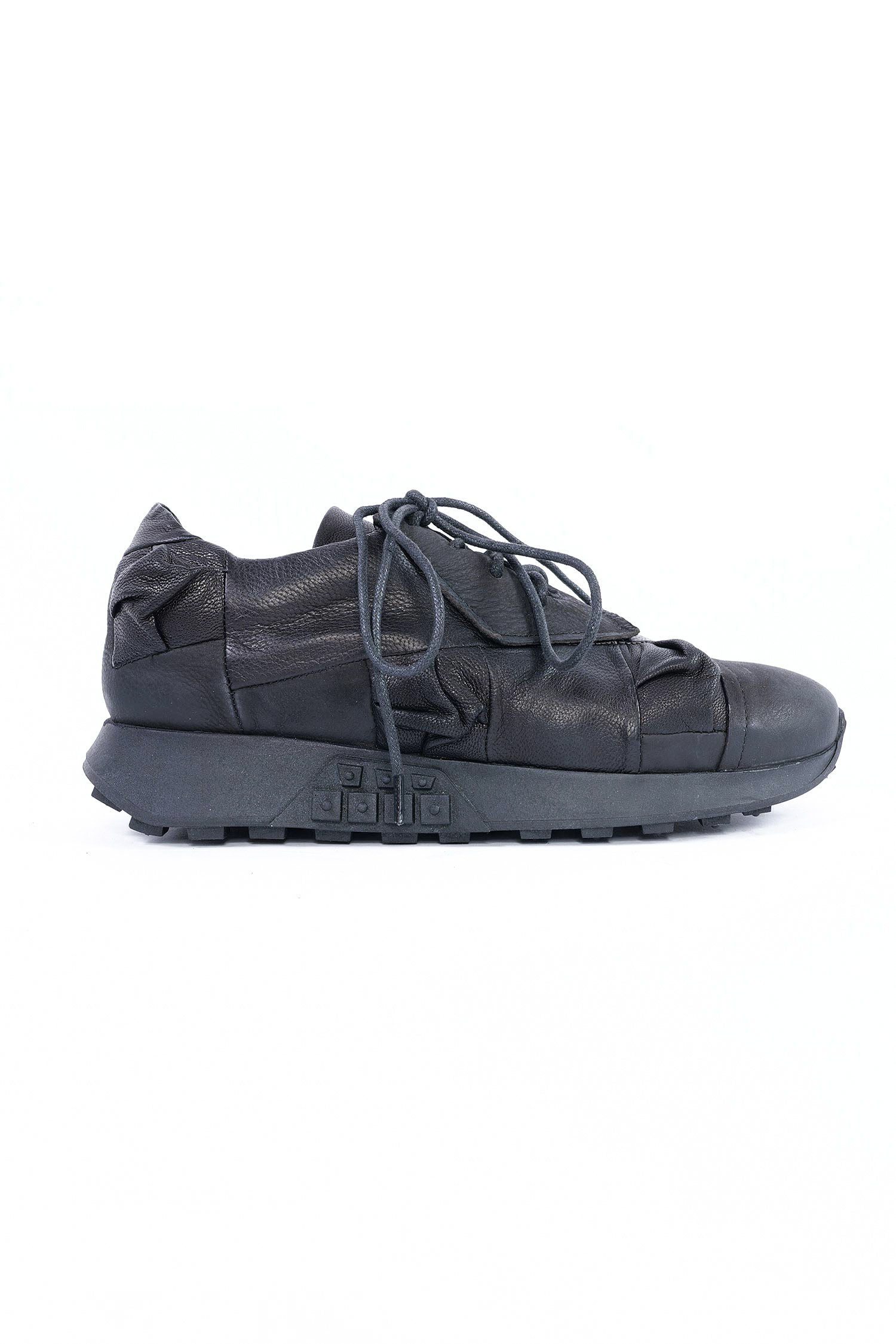 Leder Sneaker - Schwarz - Oliver