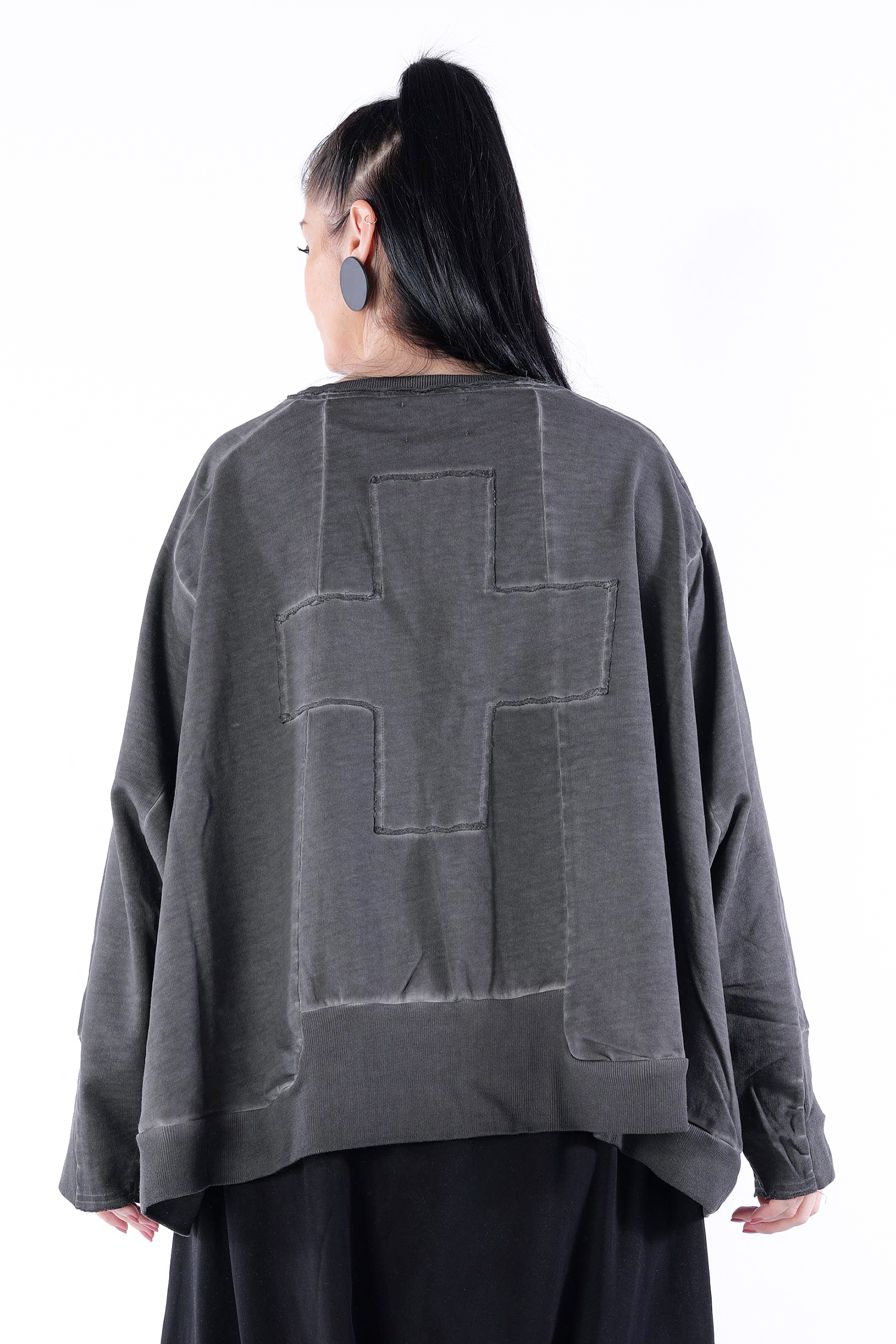 Sweater mit Plus - Asphalt - 2080
