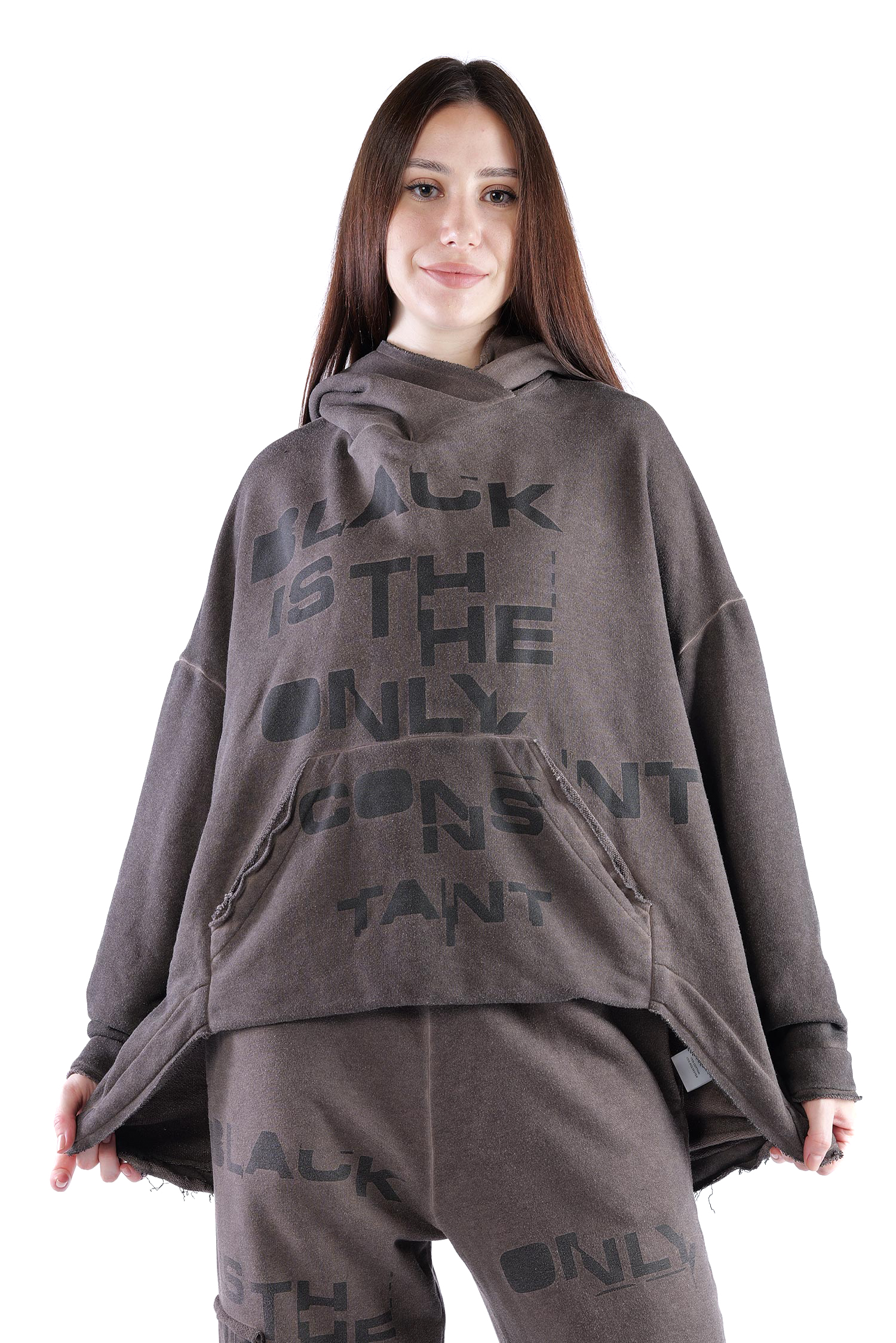 Sweat Hoodie - Truffle old dye - Ovina