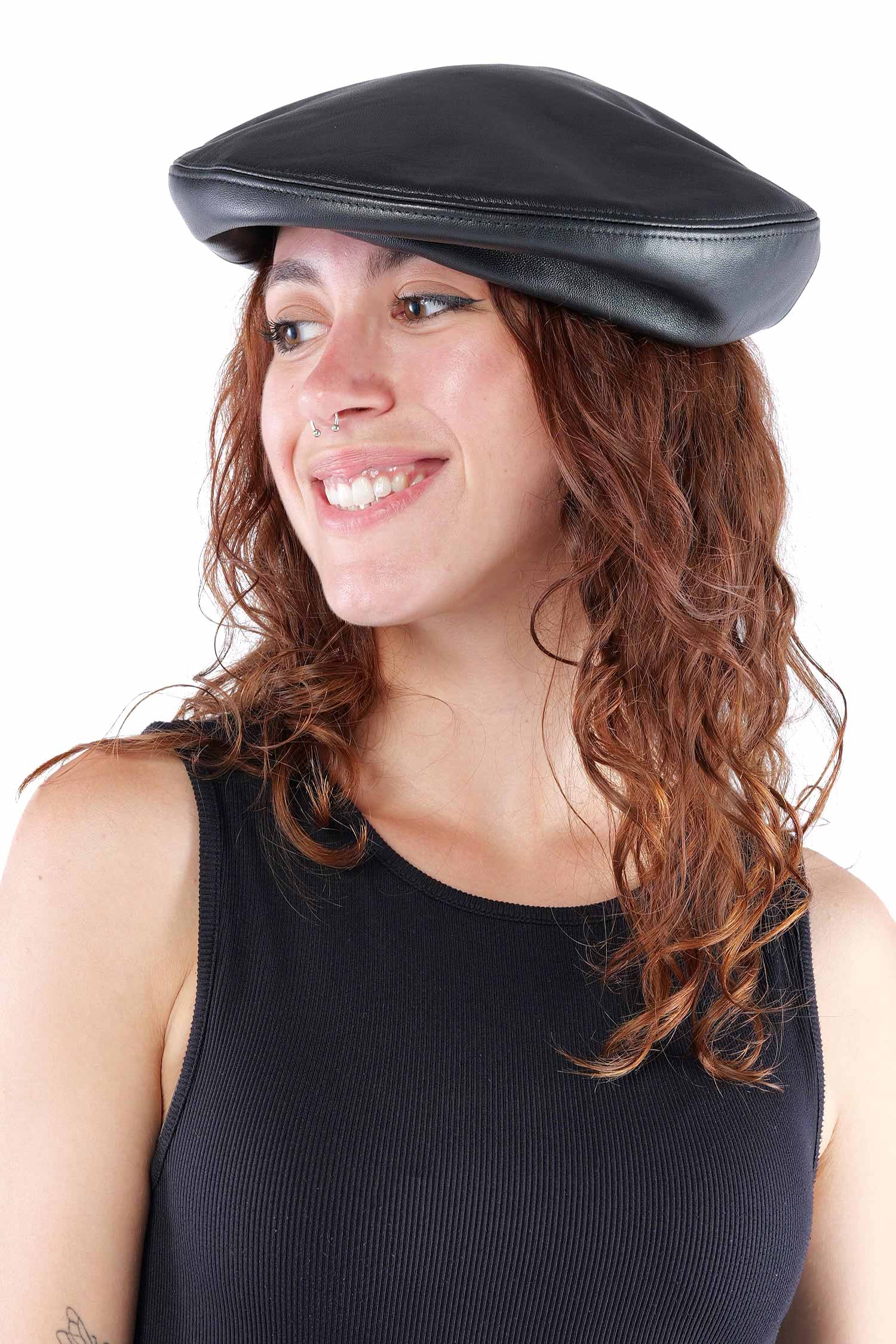 Beret hat - Black - W5513