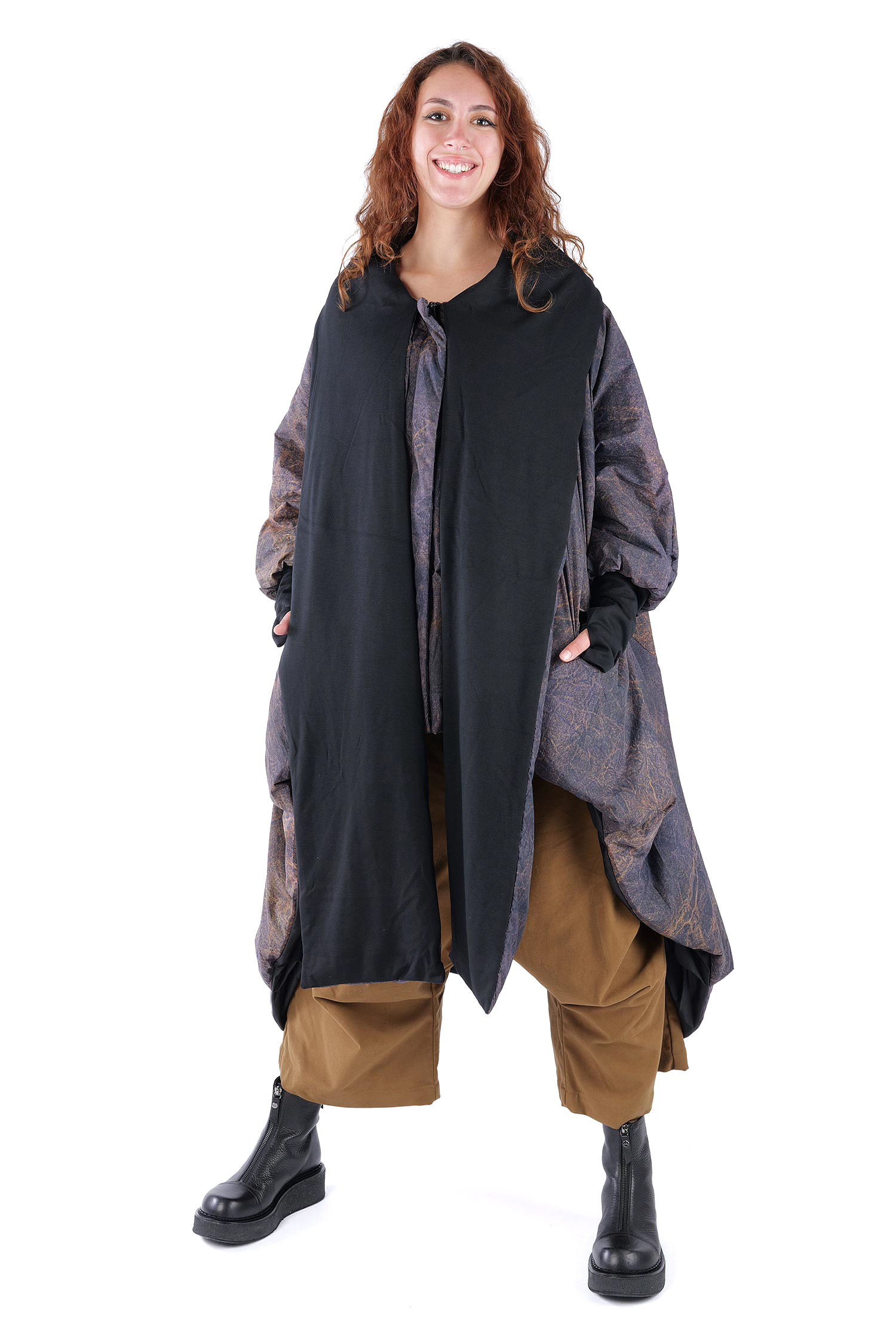 Leichter Wintermantel - Cognac Quartz - SX117