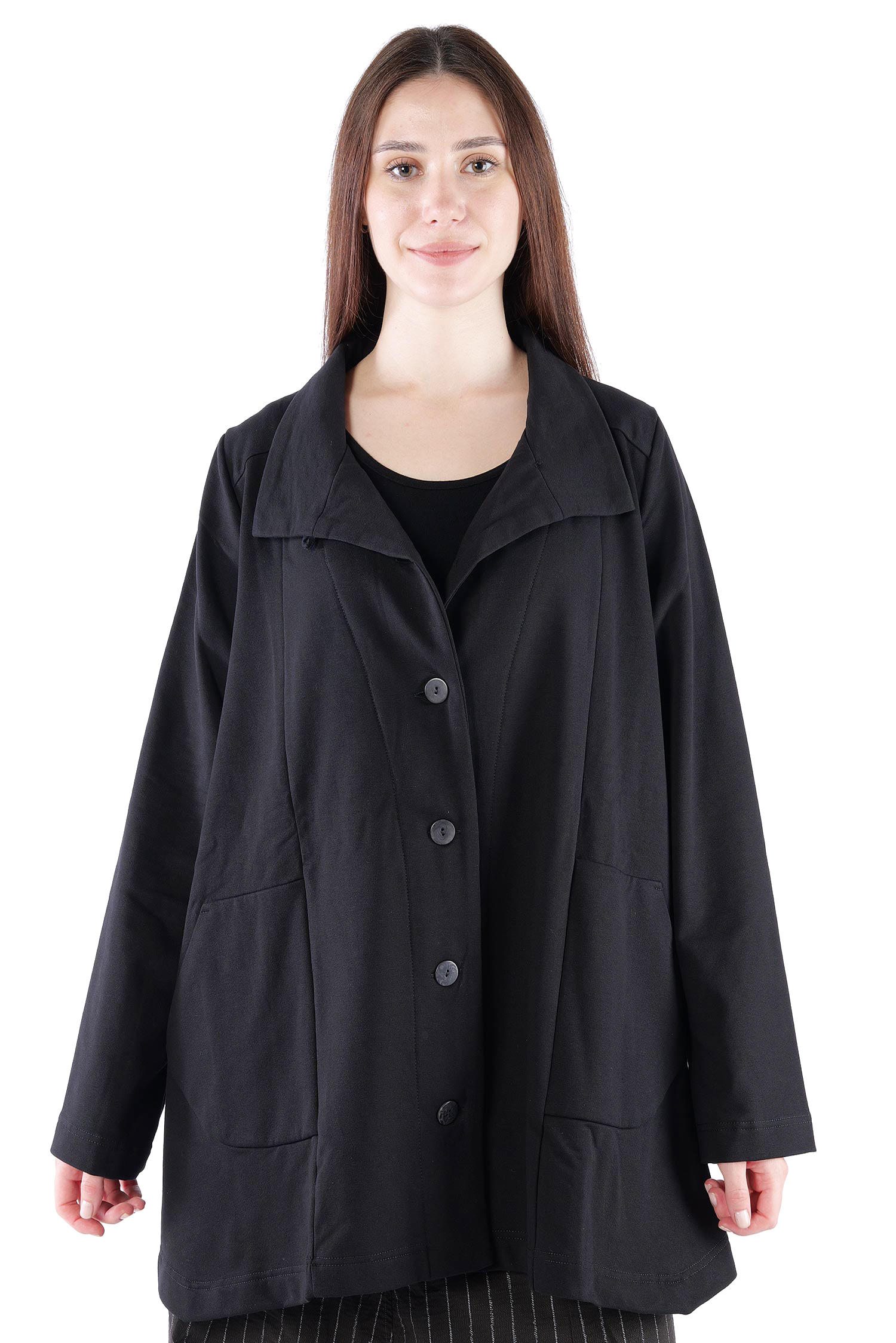 Blazerjacke - Schwarz - U6667-U