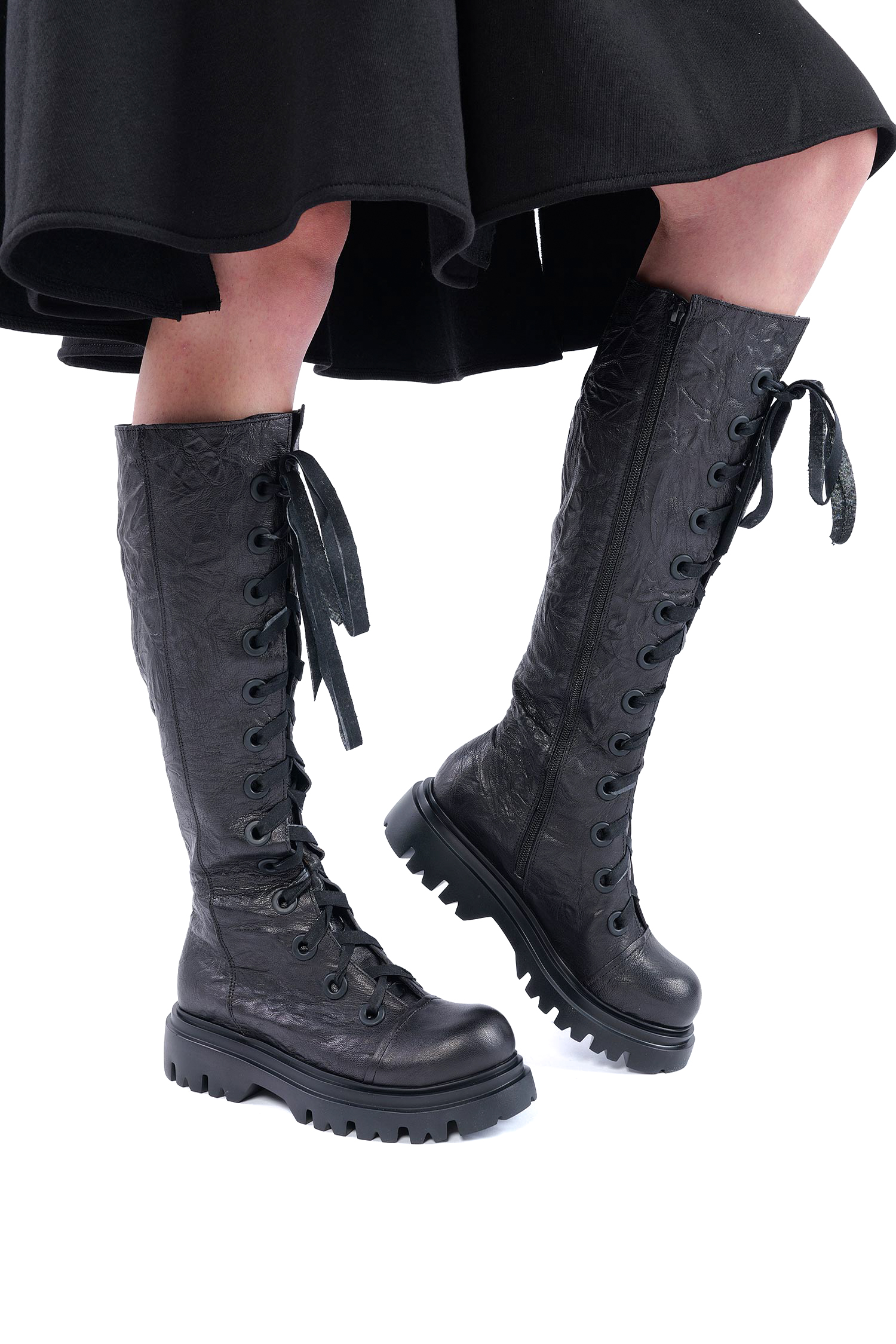Leather boots - black - Magnus