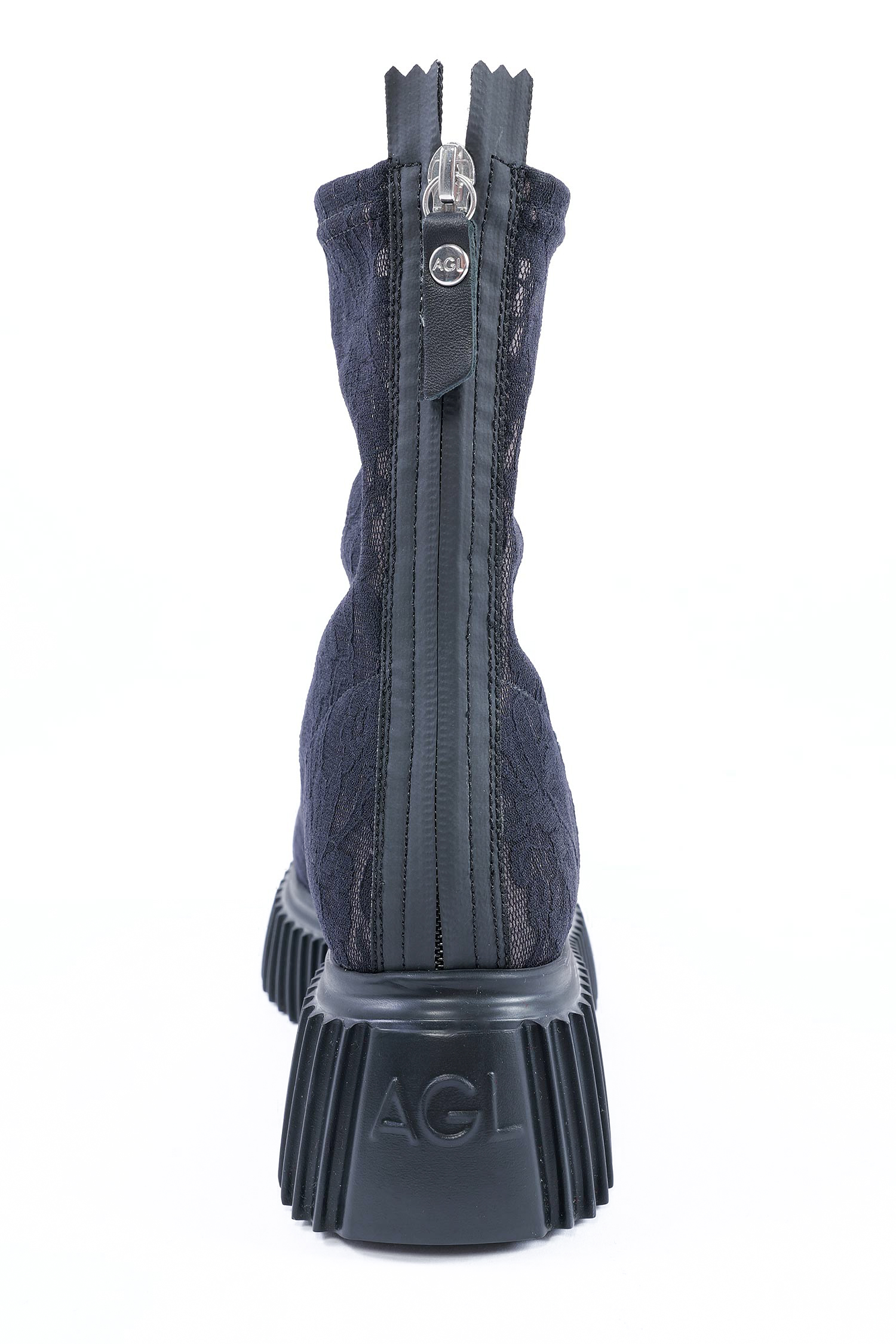 Stiefelette aus Spitze - Schwarz - Mirabel