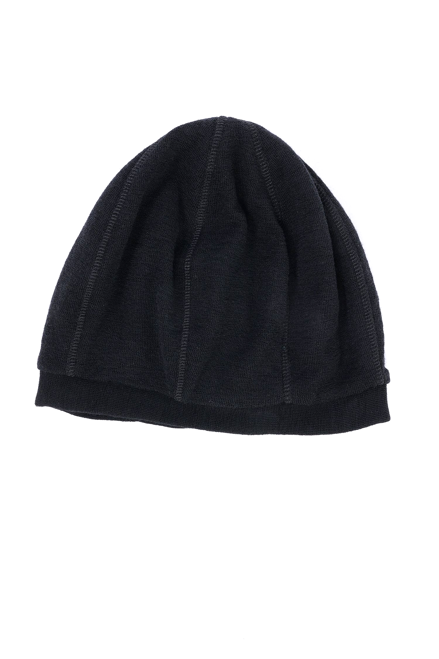 Merino Mütze - Schwarz - 1035