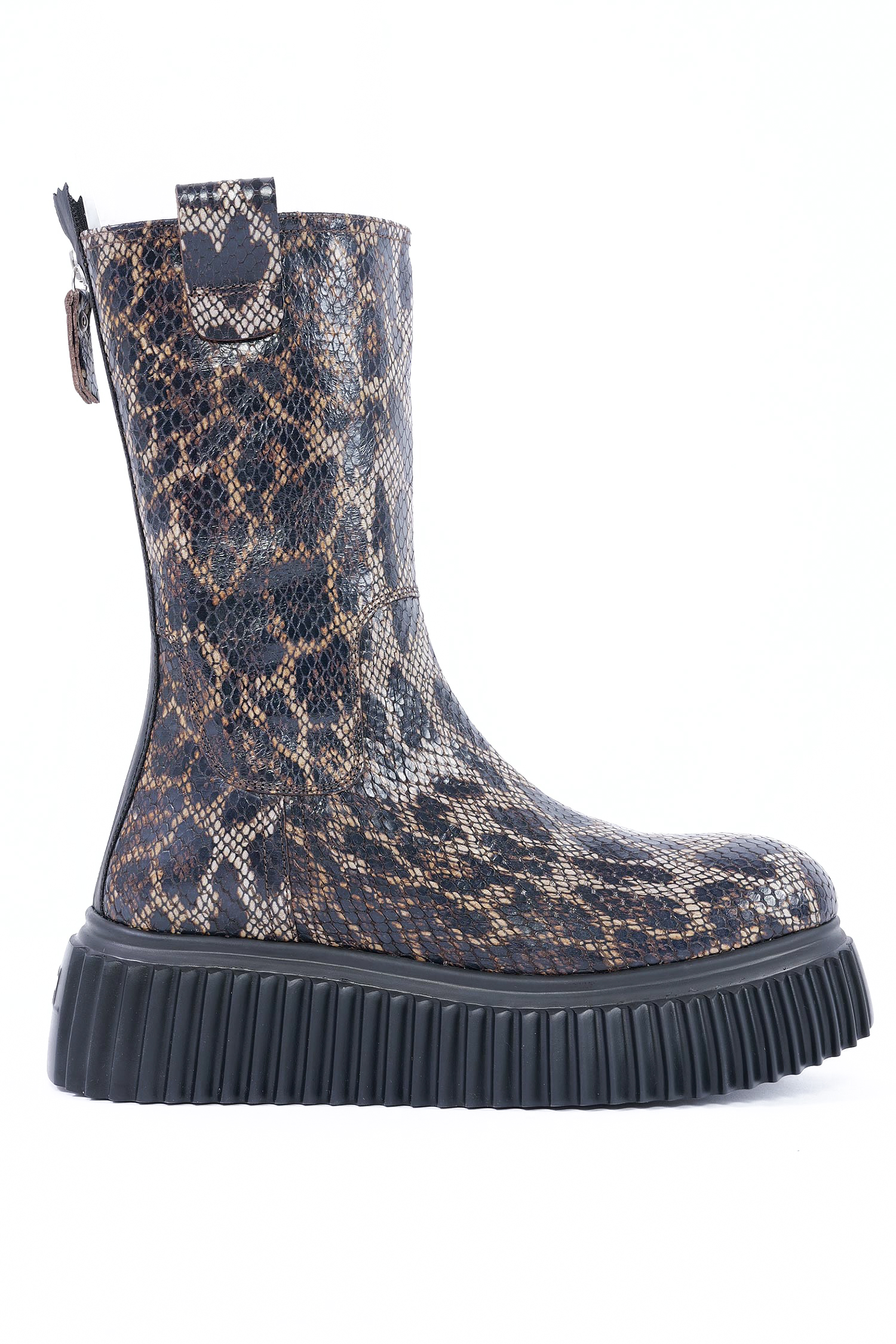 Leo Stiefeletten - Leo / Taupe-Nero - Milagros