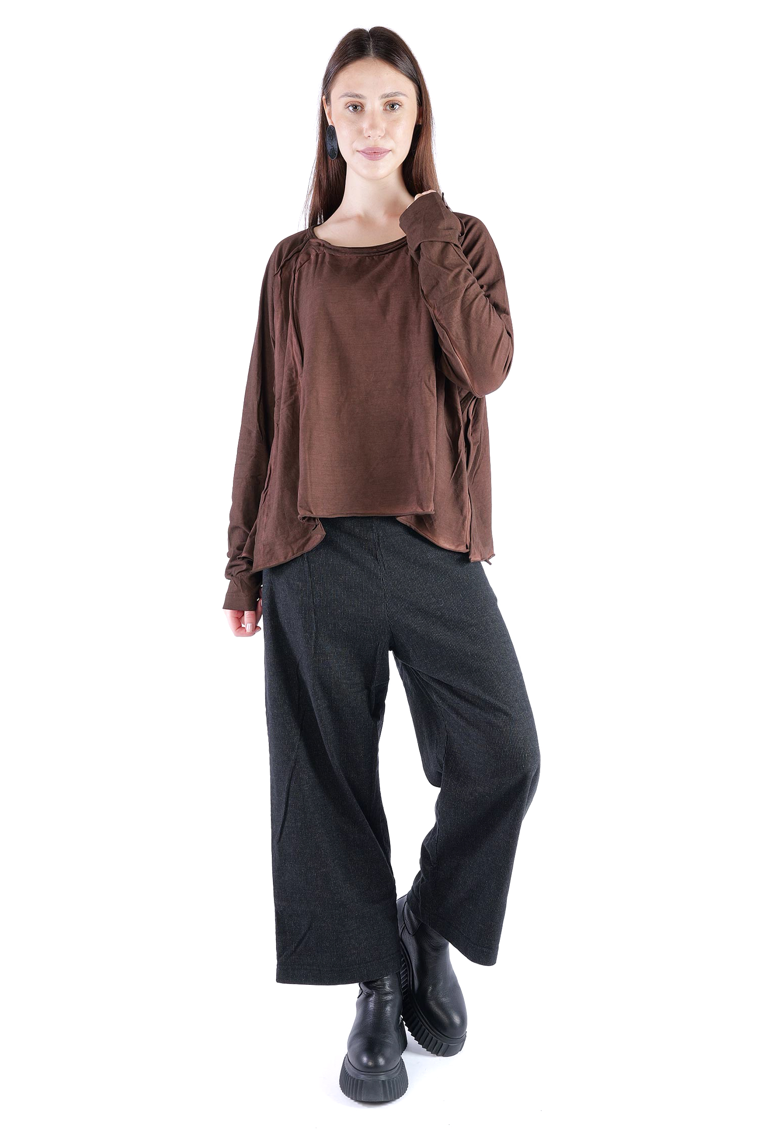 Oversize Jerseypullover - Henna cloud - 2262560506